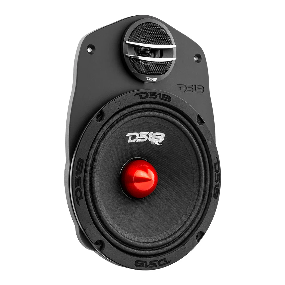 High Density ABS 6x9" 2- Way Speaker Adapter 1 X 6.5" Speaker and 1 x 1.38" Tweeter - Image 2