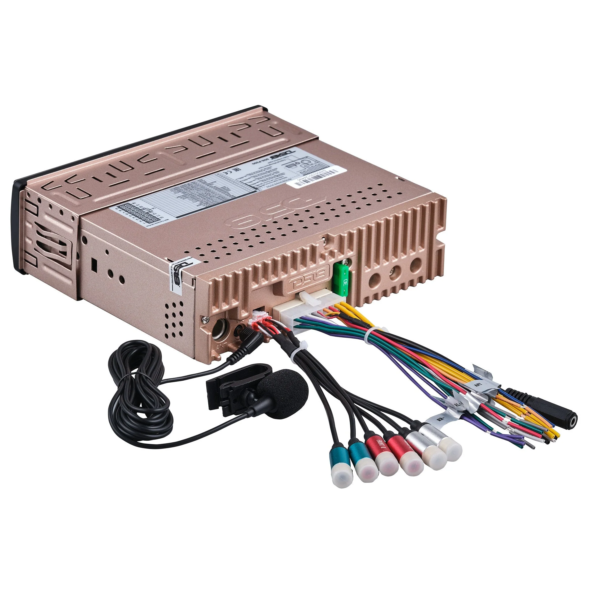 High Power 240 Watts RMS (4 x 60) Digital Media Receiver | Single Din | DSP | APP | Bluetooth Audio and Calling Head Unit | Aux Input | USB | Mechless | AM/FM Radio Receiver | 3V + 3.5V Subwoofer - Image 5
