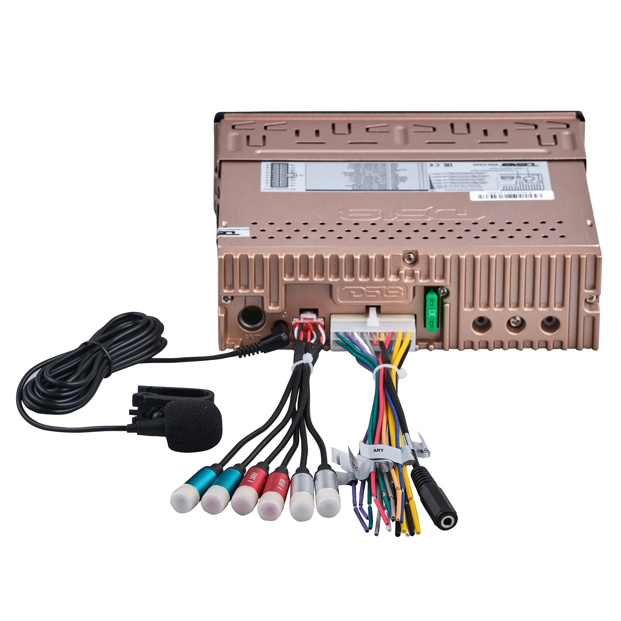 High Power 240 Watts RMS (4 x 60) Digital Media Receiver | Single Din | DSP | APP | Bluetooth Audio and Calling Head Unit | Aux Input | USB | Mechless | AM/FM Radio Receiver | 3V + 3.5V Subwoofer - Image 6