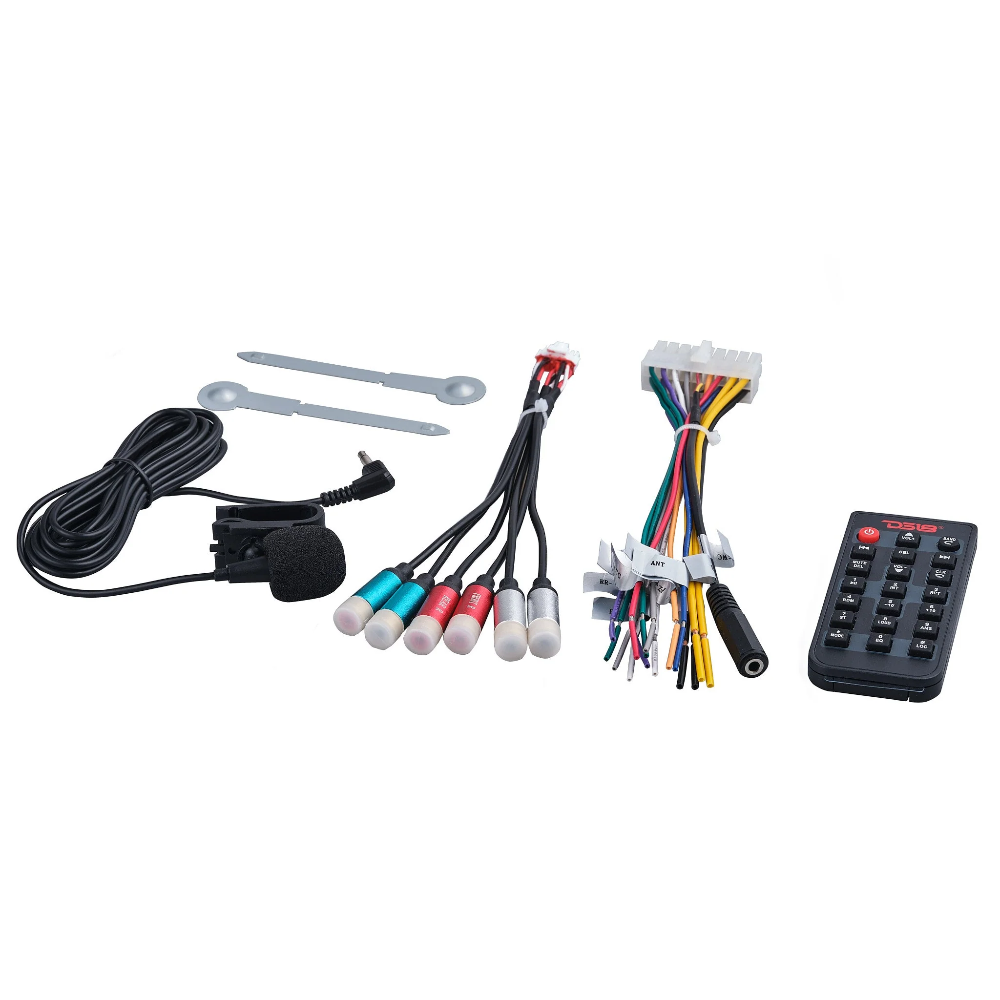 High Power 240 Watts RMS (4 x 60) Digital Media Receiver | Single Din | DSP | APP | Bluetooth Audio and Calling Head Unit | Aux Input | USB | Mechless | AM/FM Radio Receiver | 3V + 3.5V Subwoofer - Image 7