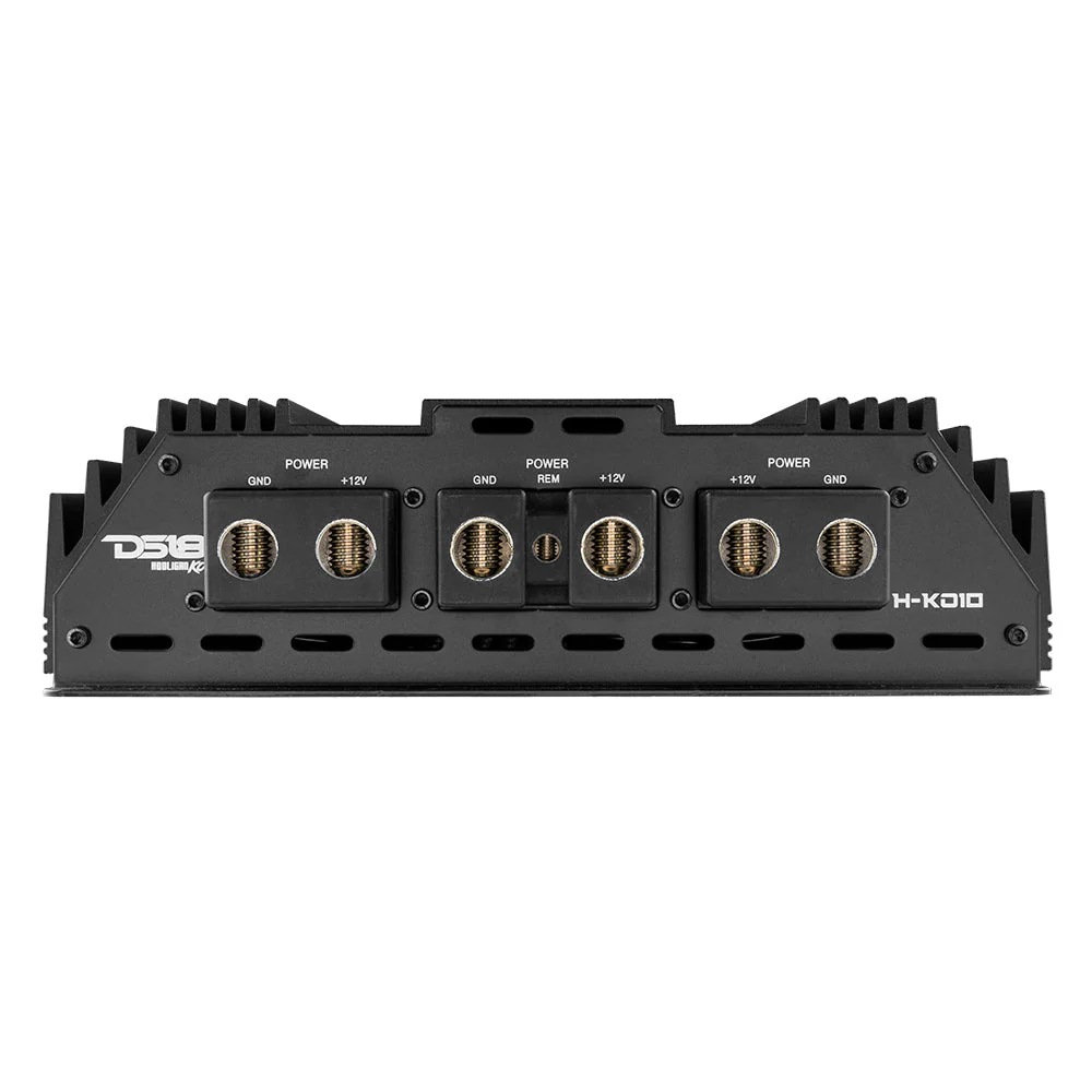 HOOLIGAN KO Black 1-Channel Amplifier with Voltmeter 10000 Watts Rms @ 1-Ohm Made In Korea - Image 4