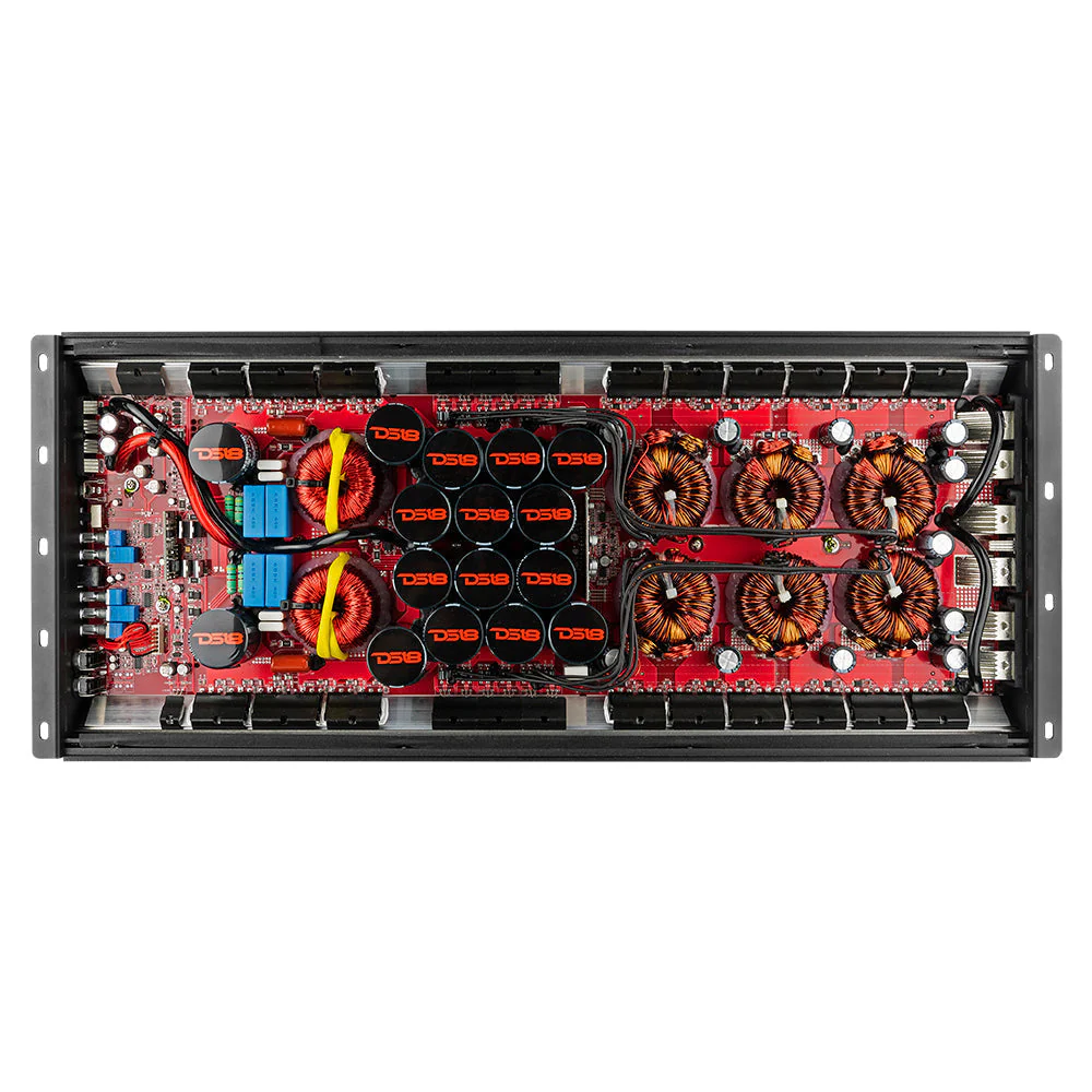 HOOLIGAN KO Silver 1-Channel Amplifier with Voltmeter 10000 Watts Rms @ 1-Ohm Made In Korea - Image 2