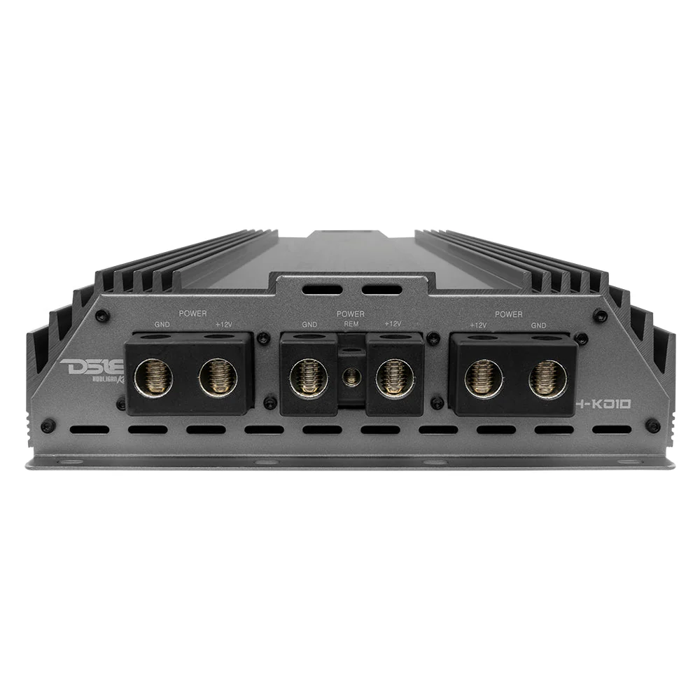 HOOLIGAN KO Silver 1-Channel Amplifier with Voltmeter 10000 Watts Rms @ 1-Ohm Made In Korea - Image 4