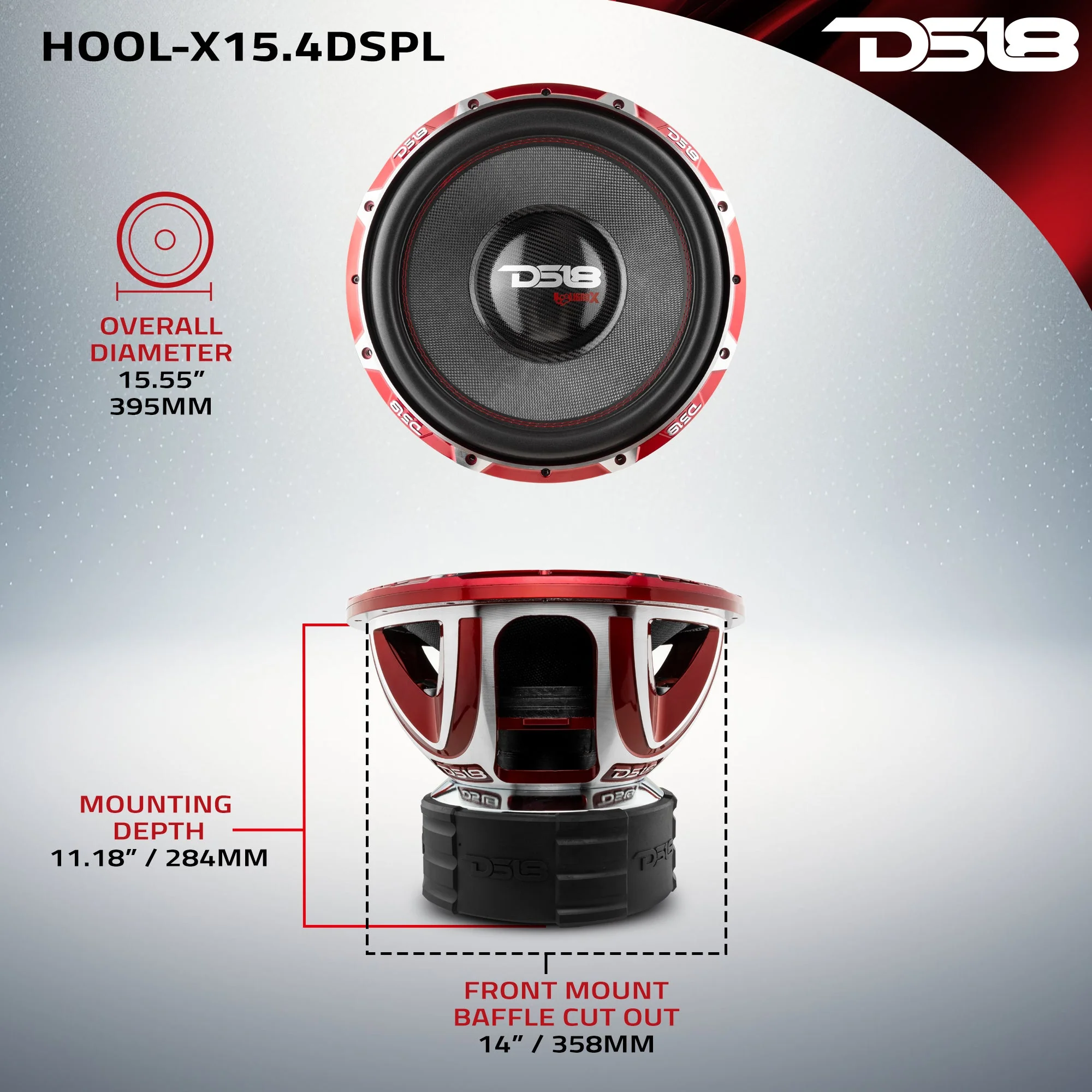 HOOLIGAN X 15" SPL Subwoofer 4000 Watts Rms 4" DVC 4-Ohm - Image 6