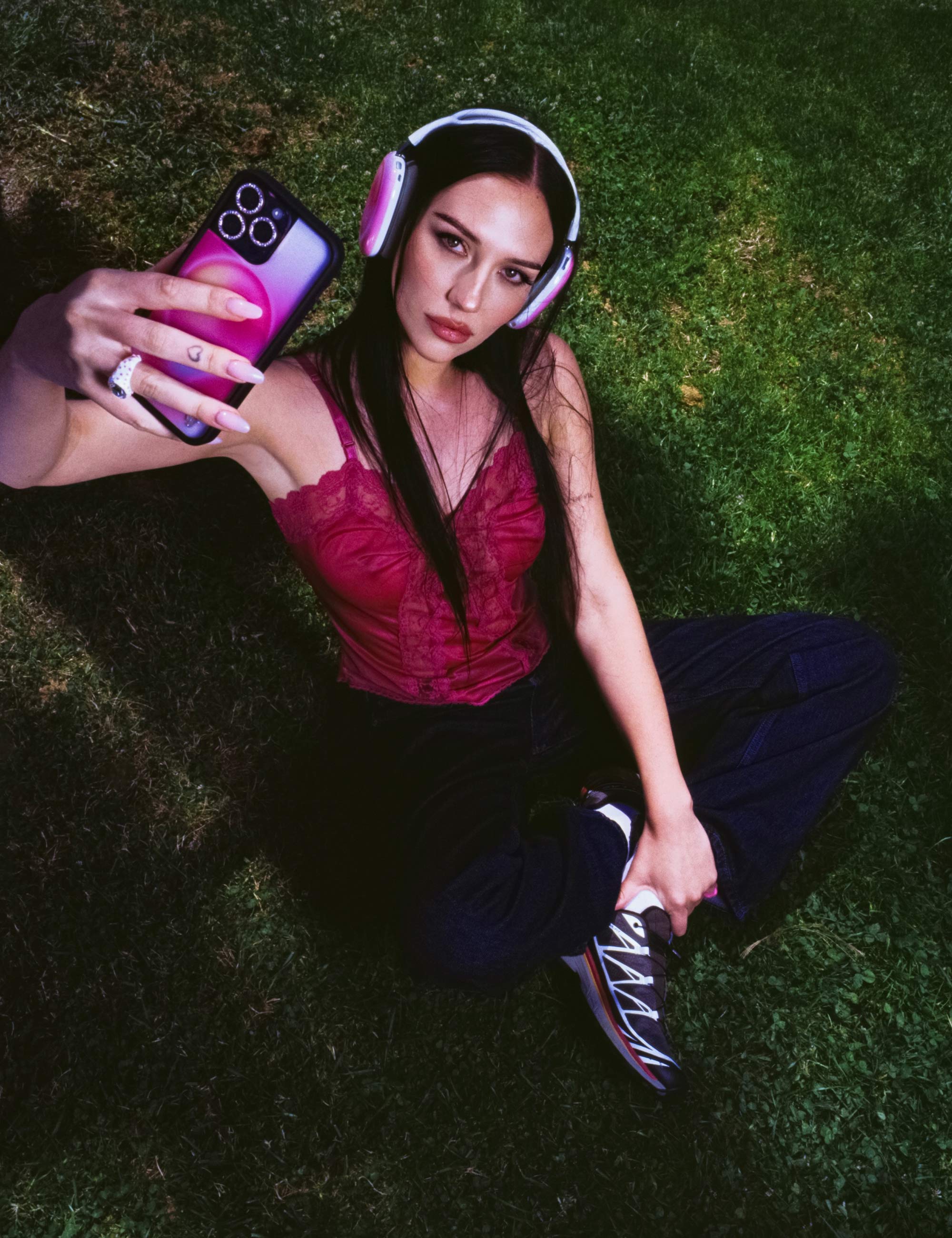 Hot Pink Aura iPhone Case - Image 43