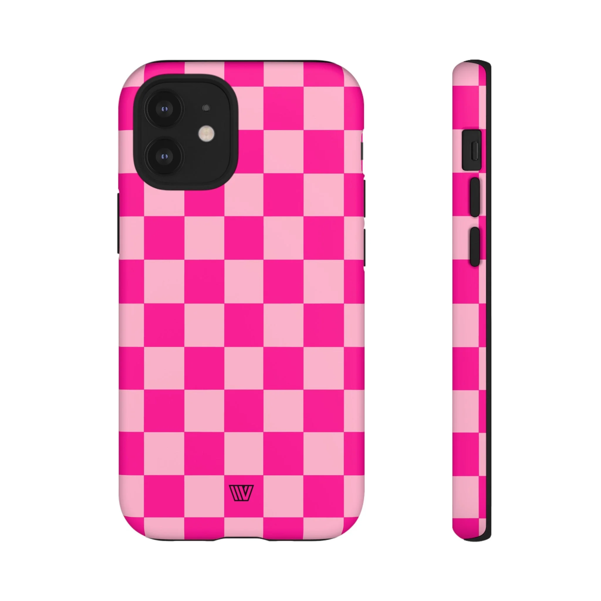 HOT PINK CHECKERBOARD | Tough Phone Case - Image 10