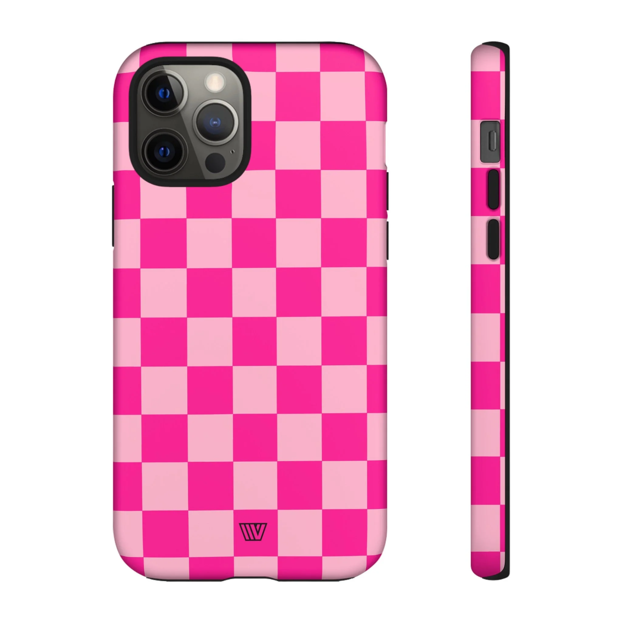 HOT PINK CHECKERBOARD | Tough Phone Case - Image 14