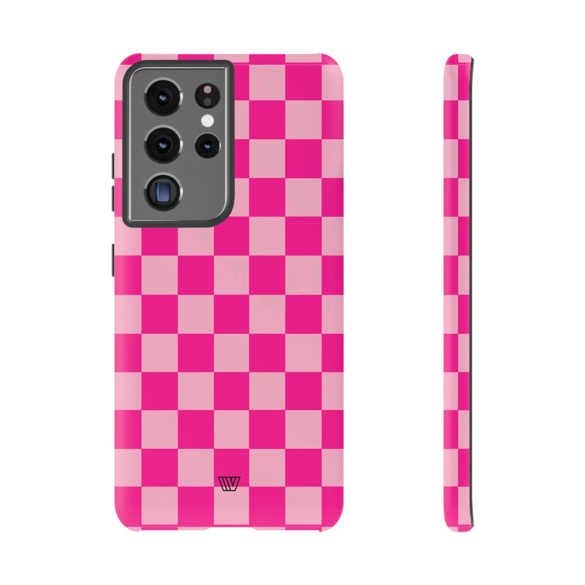 HOT PINK CHECKERBOARD | Tough Phone Case - Image 30