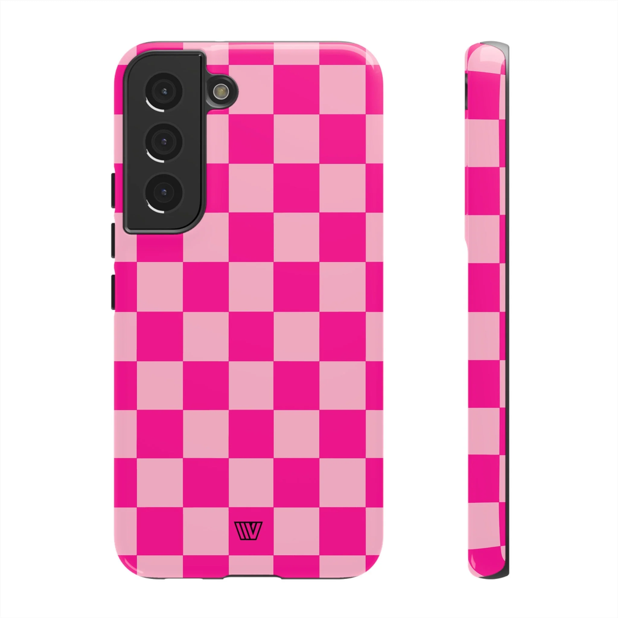 HOT PINK CHECKERBOARD | Tough Phone Case - Image 35