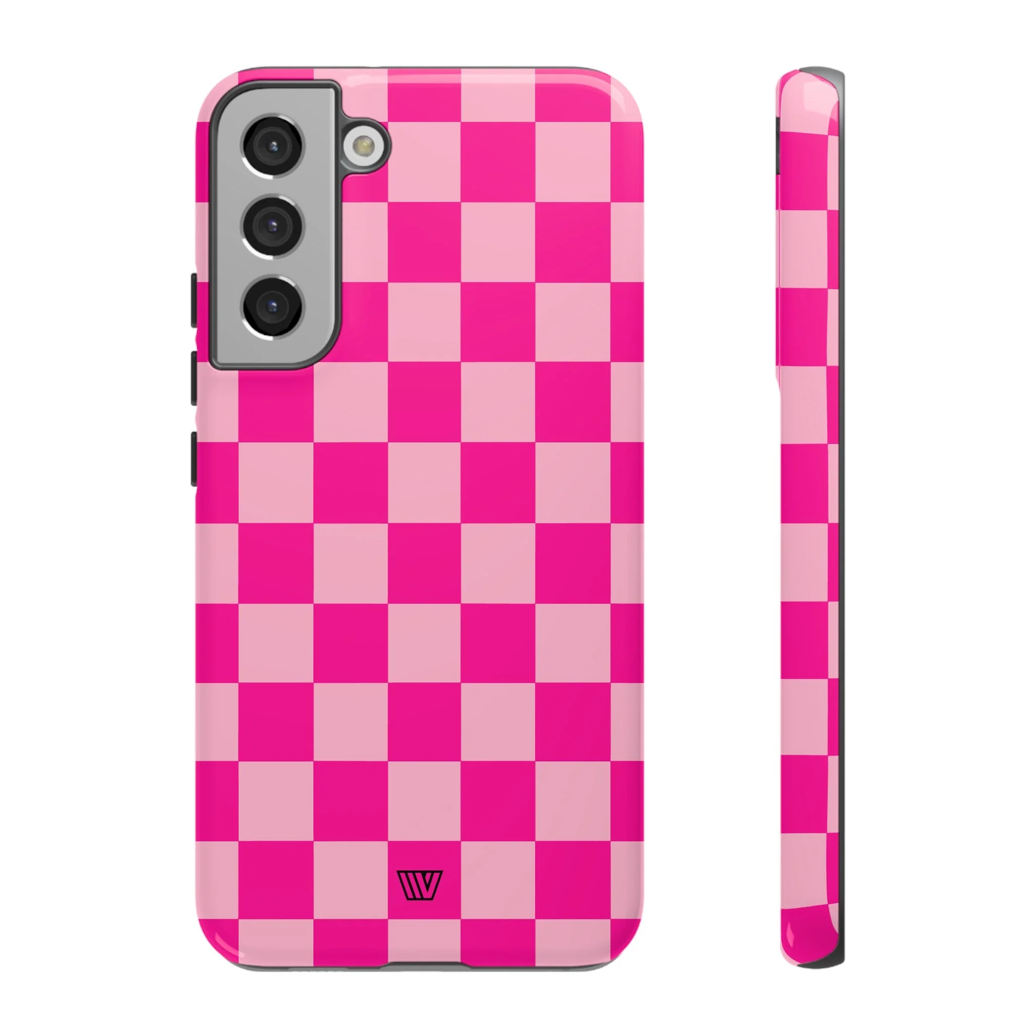 HOT PINK CHECKERBOARD | Tough Phone Case - Image 37