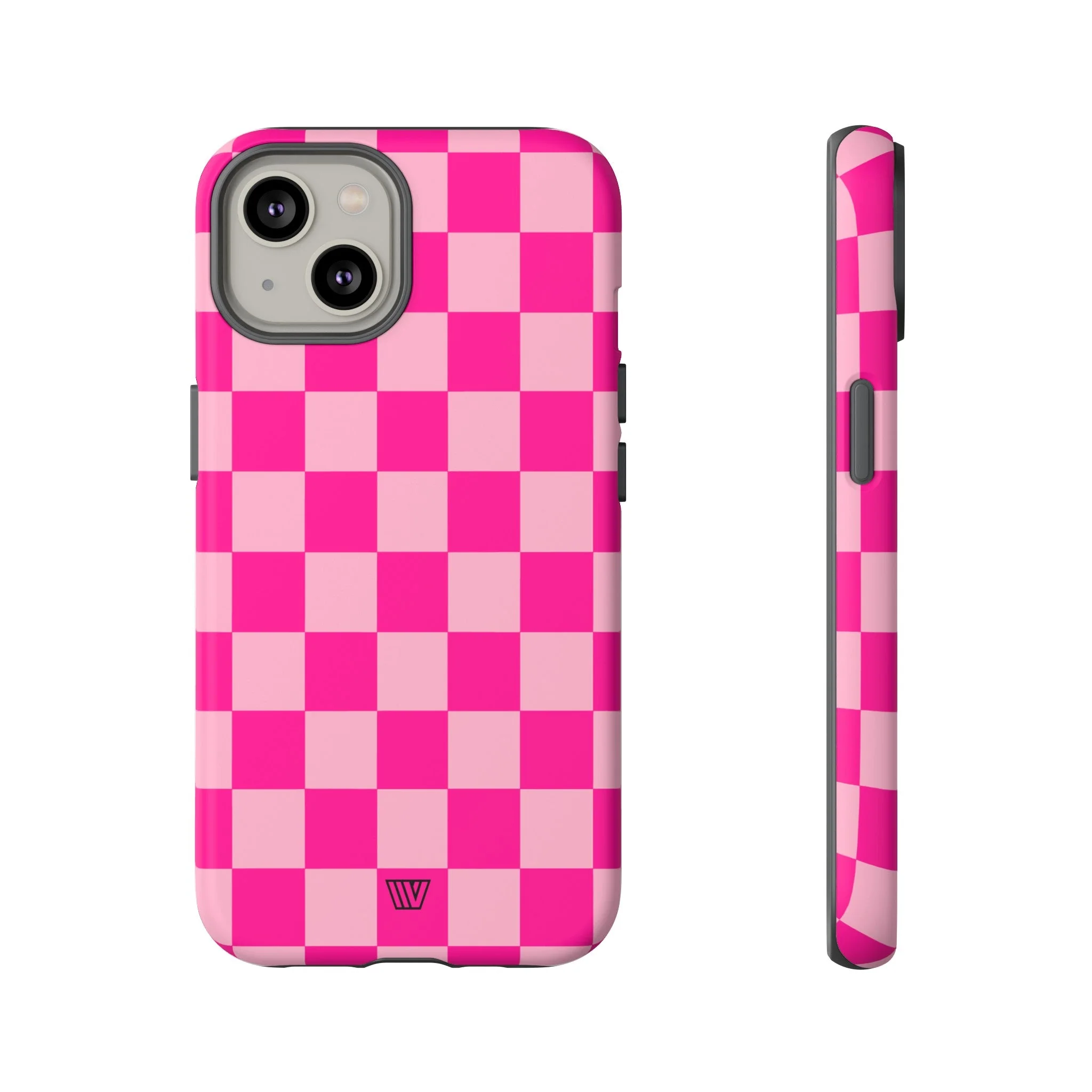HOT PINK CHECKERBOARD | Tough Phone Case - Image 42