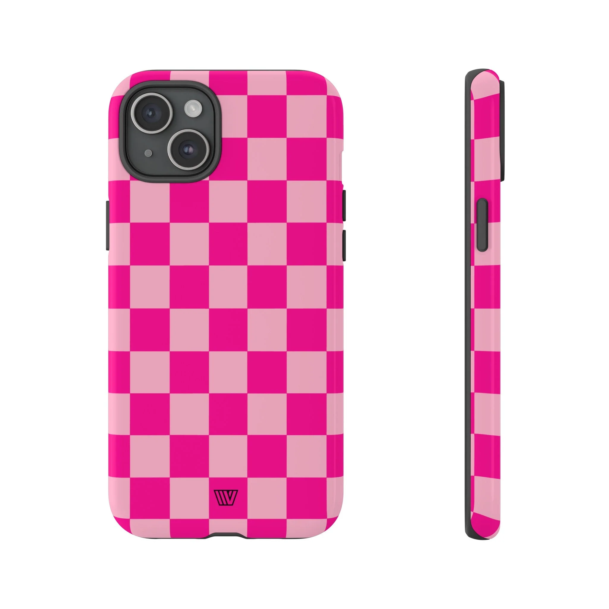 HOT PINK CHECKERBOARD | Tough Phone Case - Image 58
