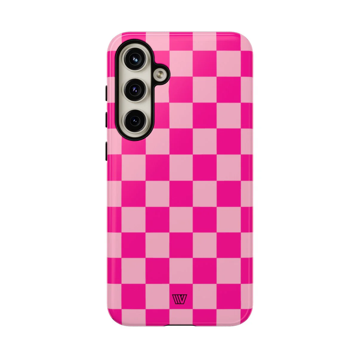 HOT PINK CHECKERBOARD | Tough Phone Case - Image 67