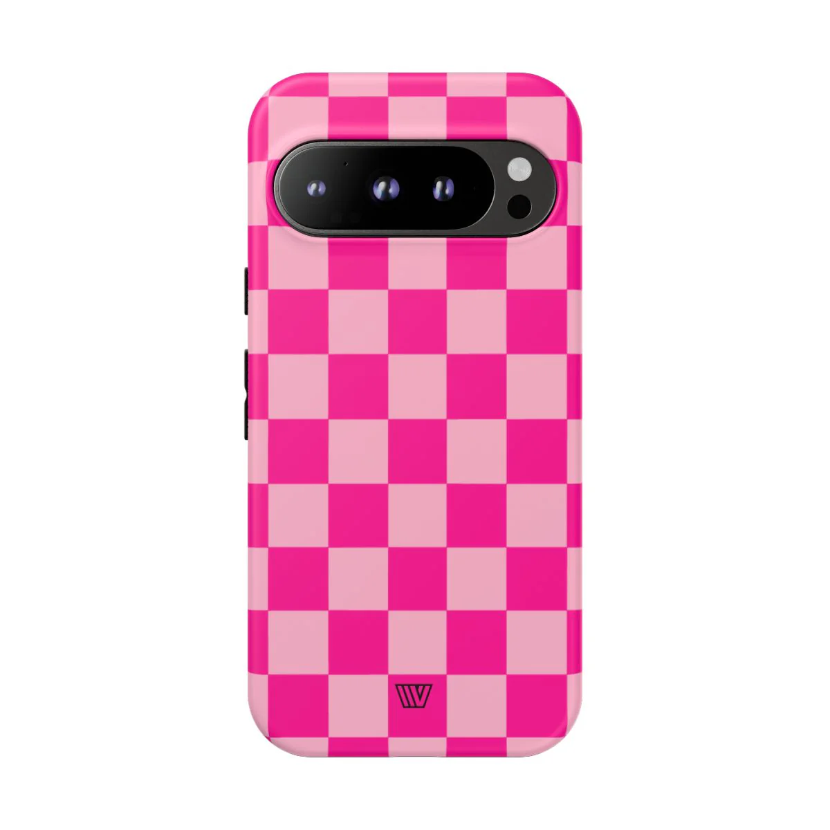 HOT PINK CHECKERBOARD | Tough Phone Case - Image 90