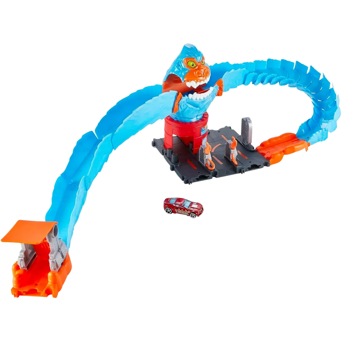 Hot Wheels City Wreck & Ride Gorilla Attack Playset | Gas Station Adventure - Image 2