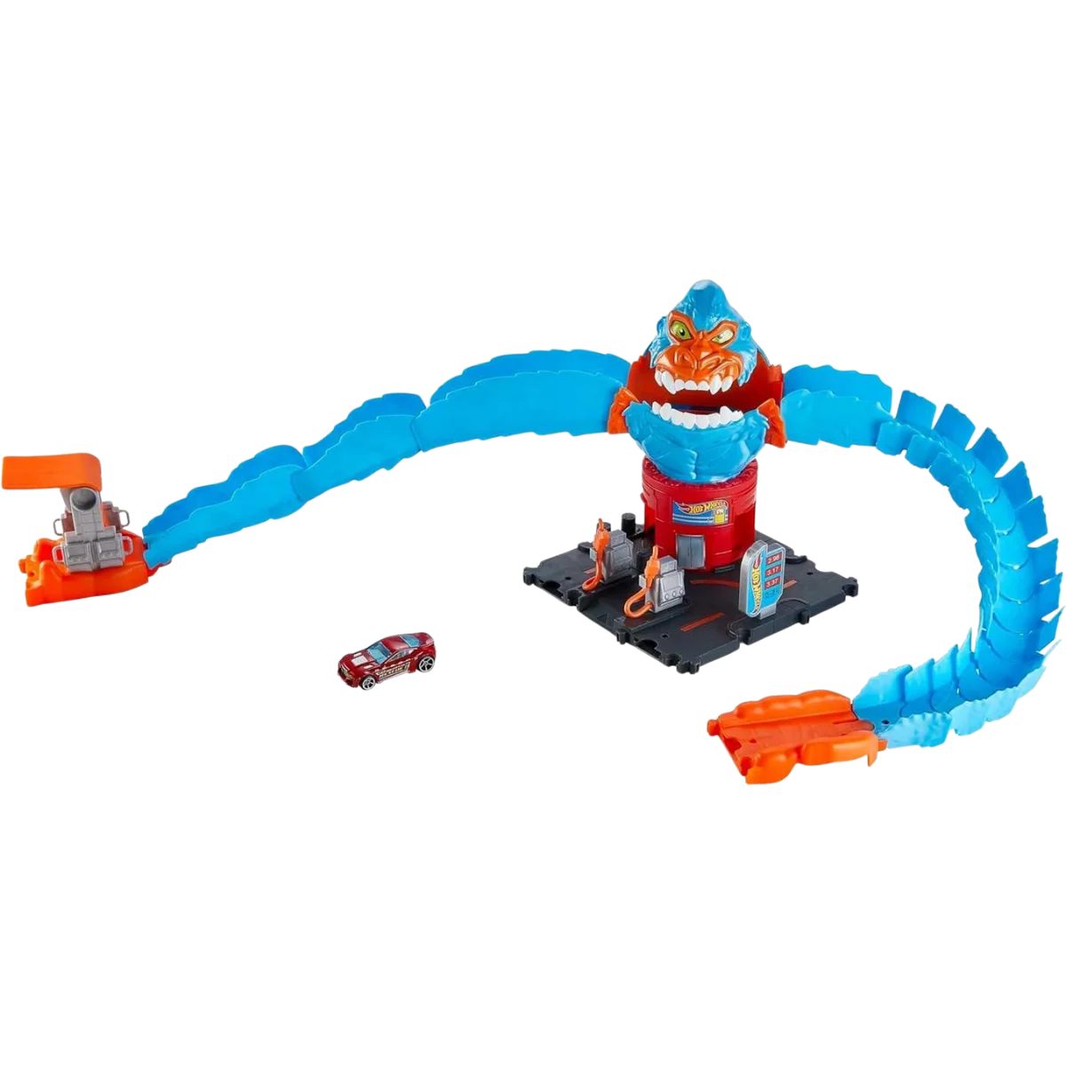 Hot Wheels City Wreck & Ride Gorilla Attack Playset | Gas Station Adventure - Image 4