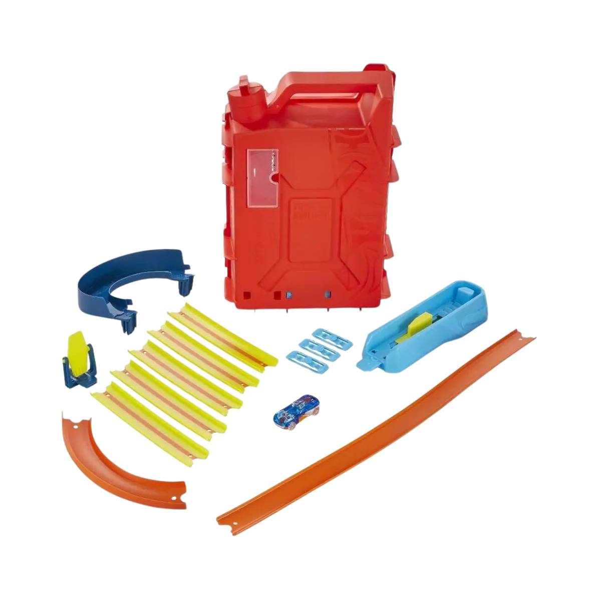 Hot Wheels Fuel Can Stunt Box Track Builder Set Unlimited Playset - Image 3