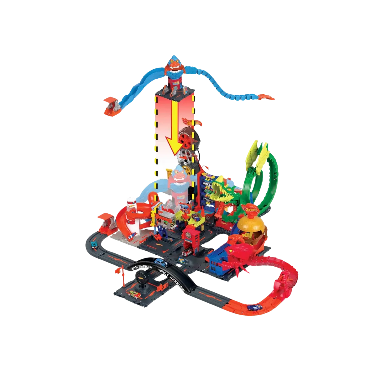 Hot Wheels Gorilla Grapple Track Set – 5-Ft Track 1:64 Scale Vehicle - Image 4
