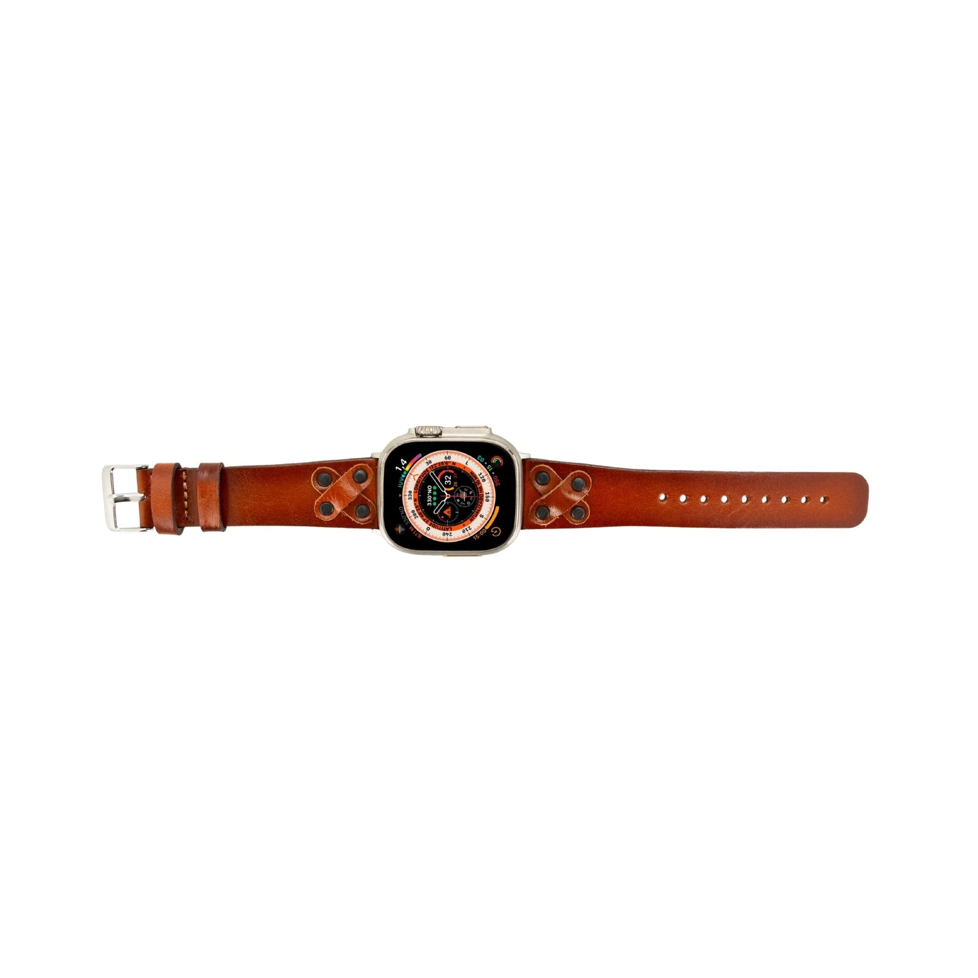Hulett Leather Bands for Apple Watch 9, Ultra 2 & SE - Image 4