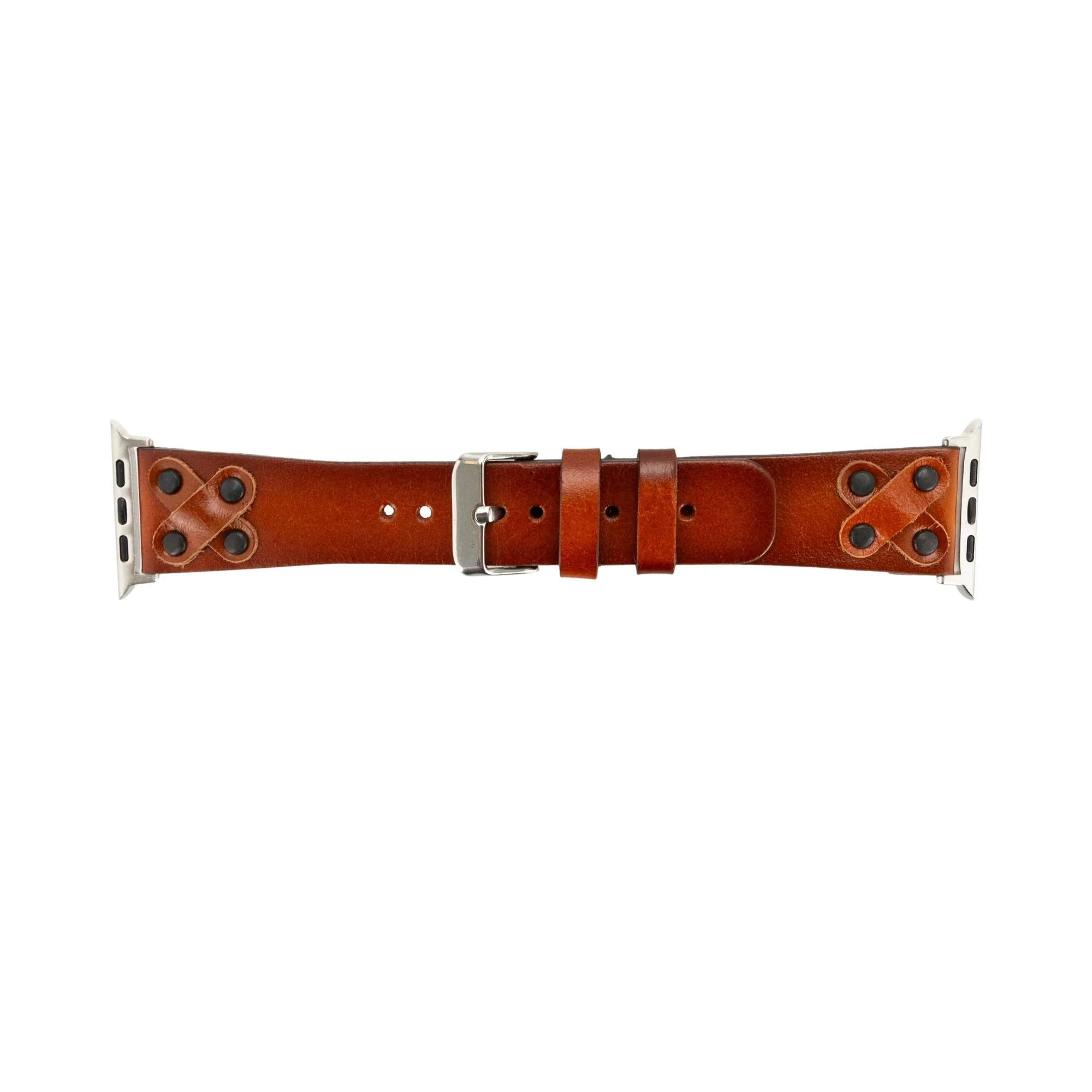 Hulett Leather Bands for Apple Watch 9, Ultra 2 & SE - Image 5
