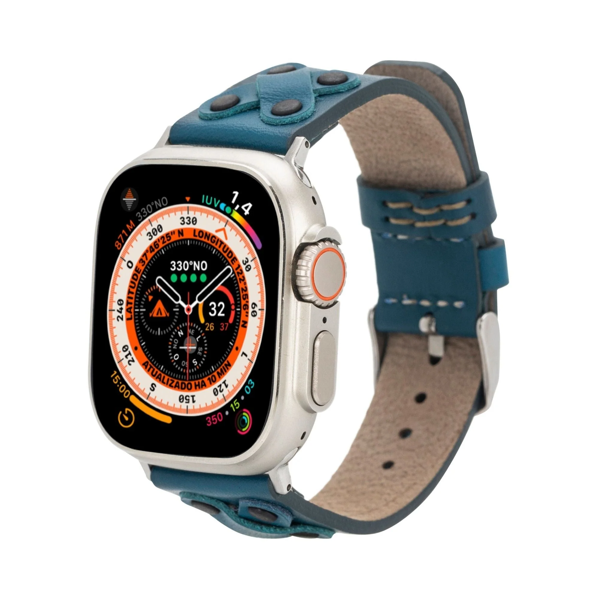 Hulett Leather Bands for Apple Watch 9, Ultra 2 & SE - Image 6