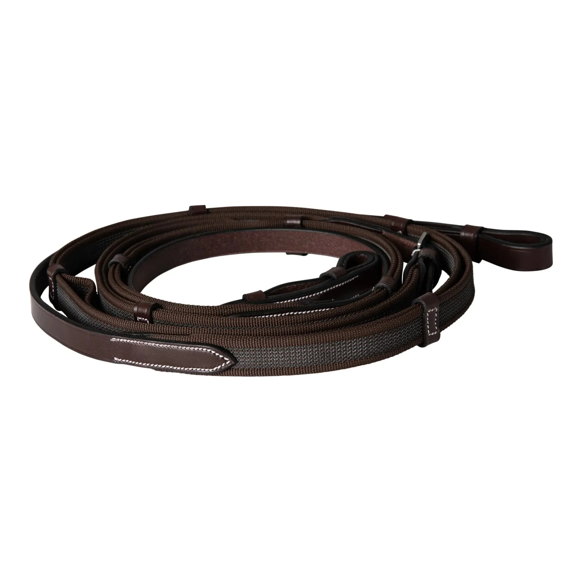 Huntley Equestrian Double Layer Web Grip Reins - Image 4