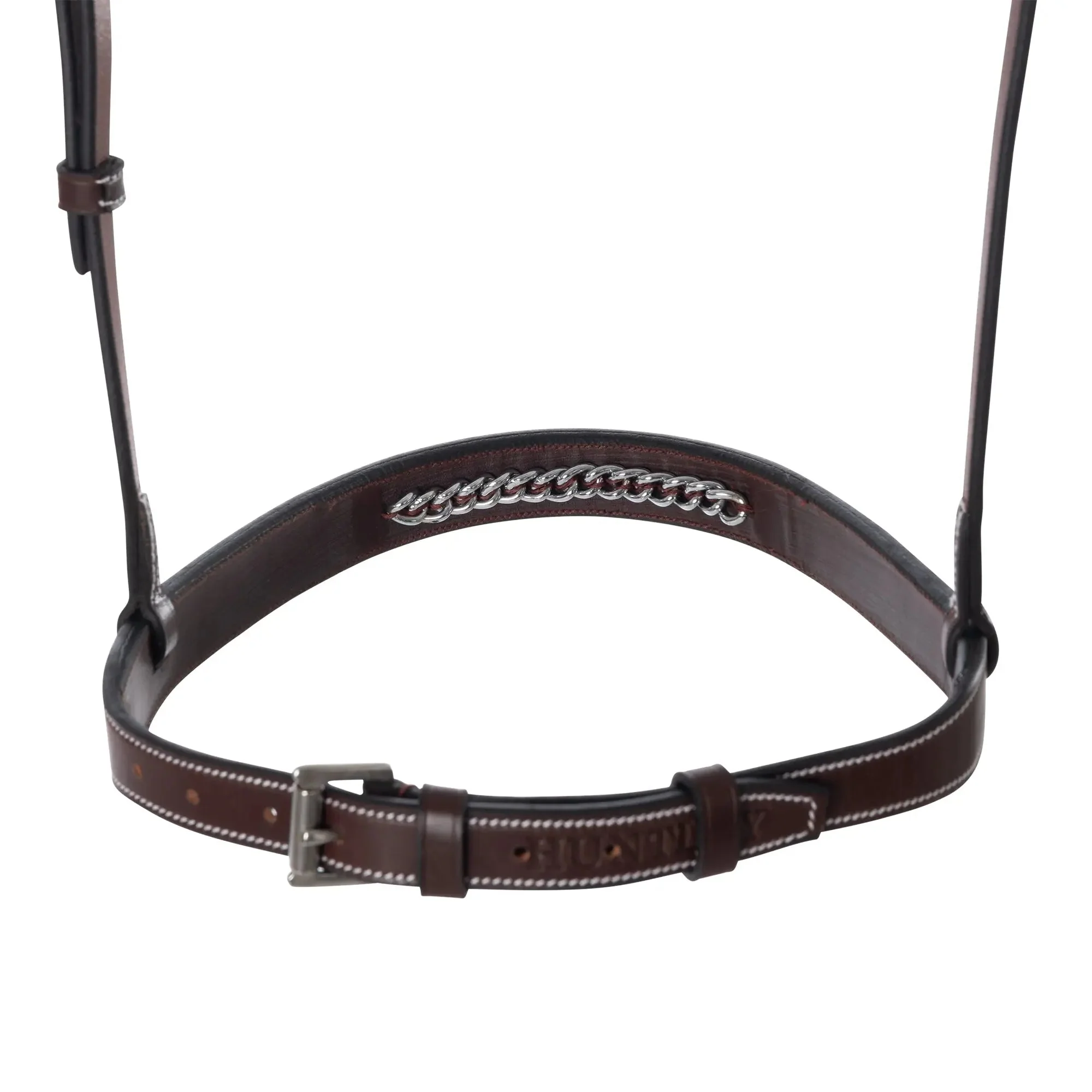 Huntley Equestrian Fancy Stitched Raised Chain Noseband - Image 7