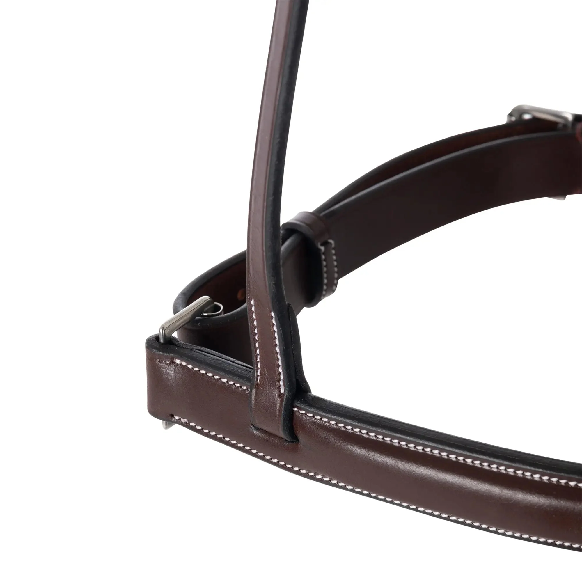 Huntley Equestrian Fancy Stitched Raised Crank Noseband - Image 4