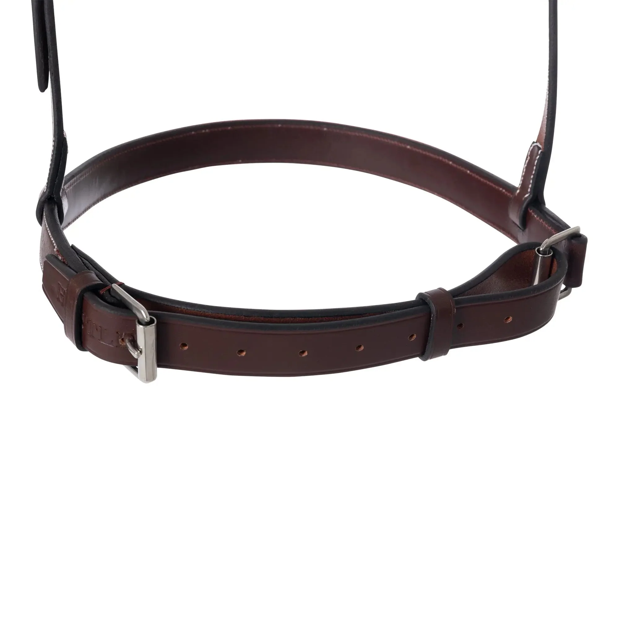 Huntley Equestrian Fancy Stitched Raised Crank Noseband - Image 5
