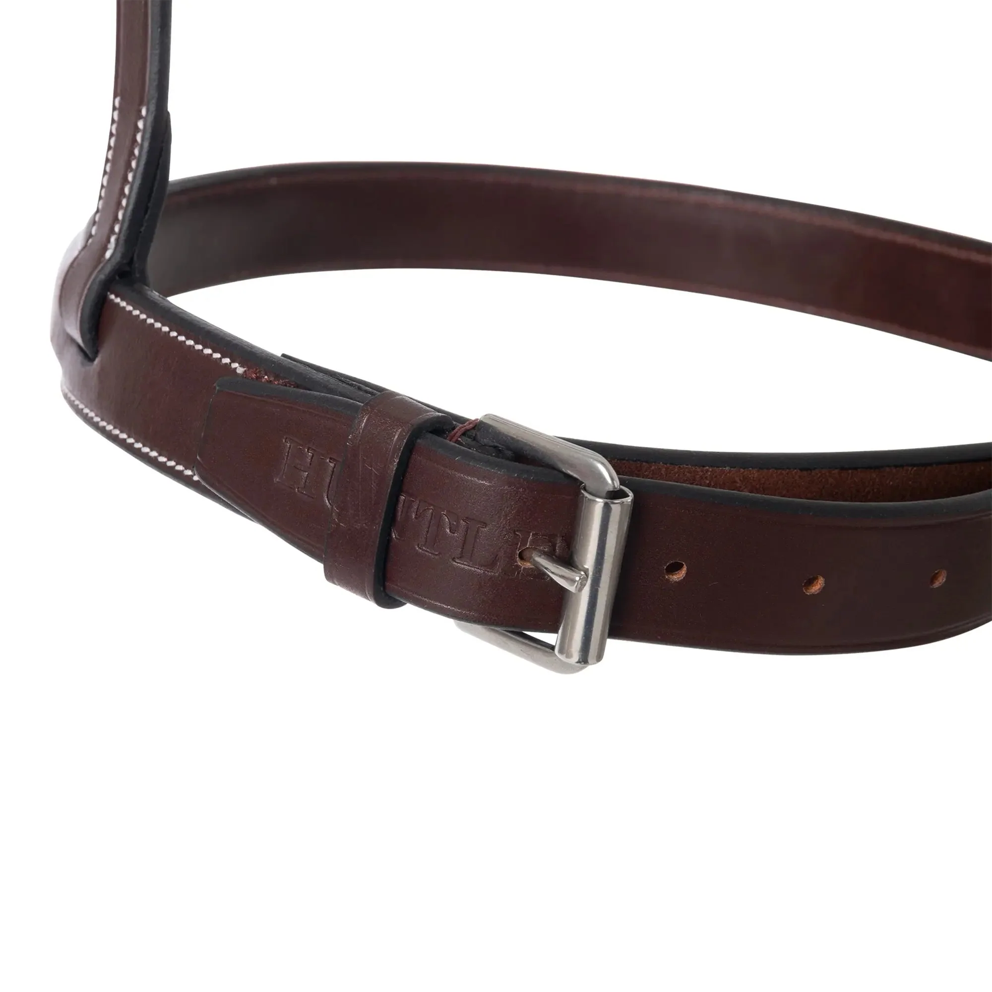Huntley Equestrian Fancy Stitched Raised Crank Noseband - Image 6