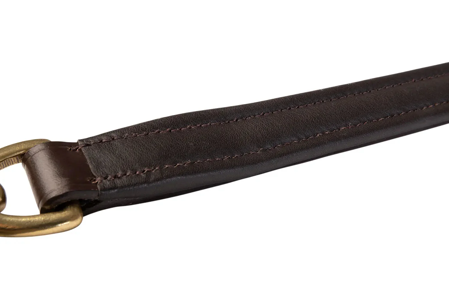 Huntley Equestrian Leather Lead with Brass Chain - Image 11