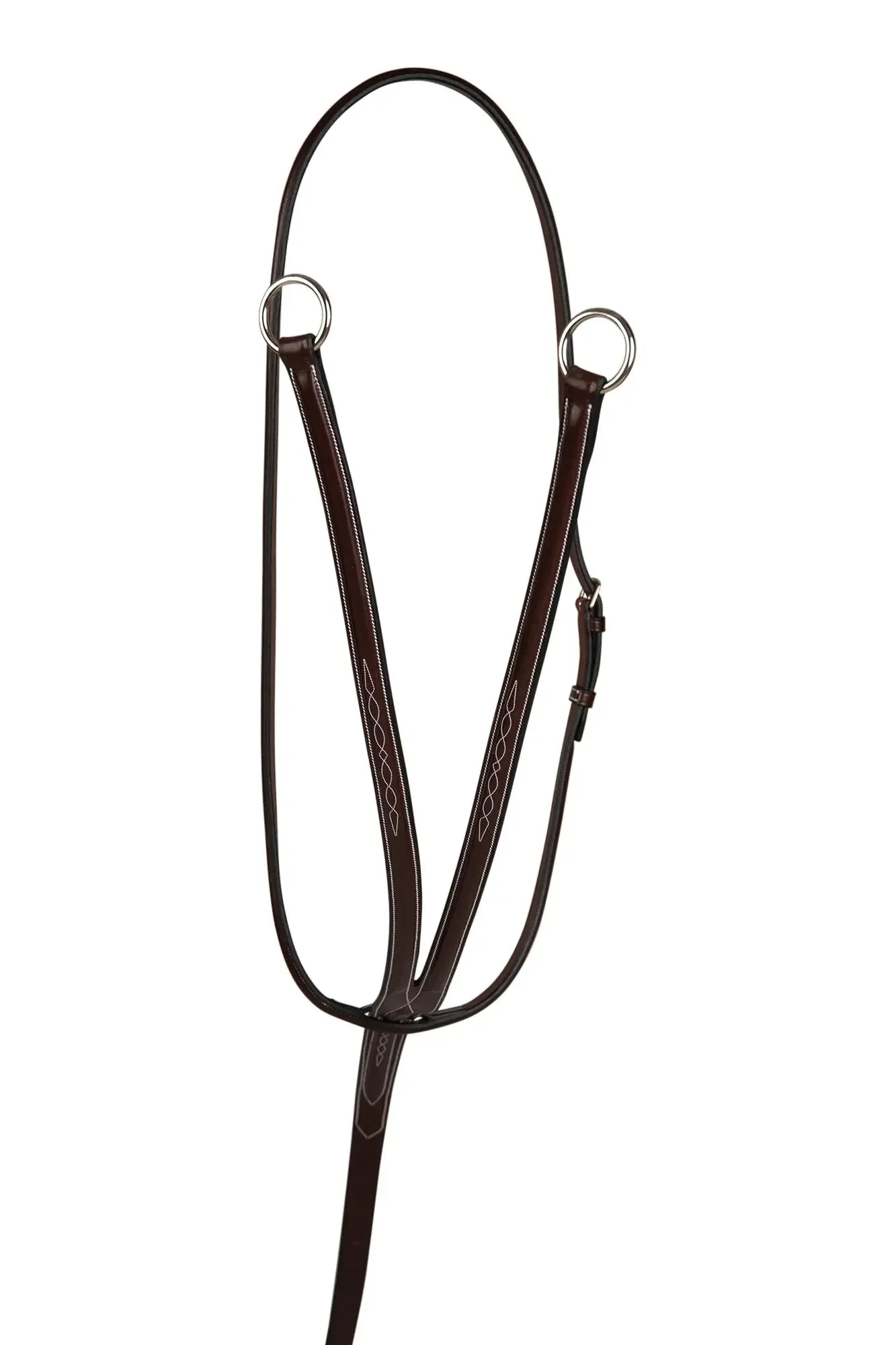 Huntley Equestrian Sedgwick Fancy Stitched Running Martingale, Cob size - Image 9