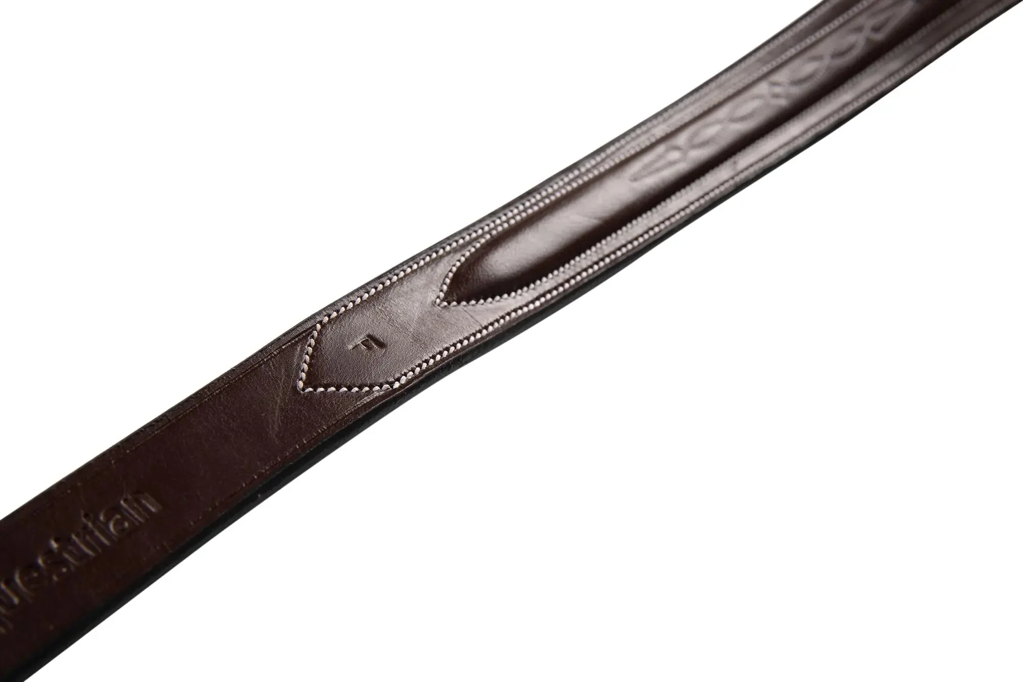 Huntley Equestrian Sedgwick Fancy Stitched Running Martingale, Full Size - Image 3