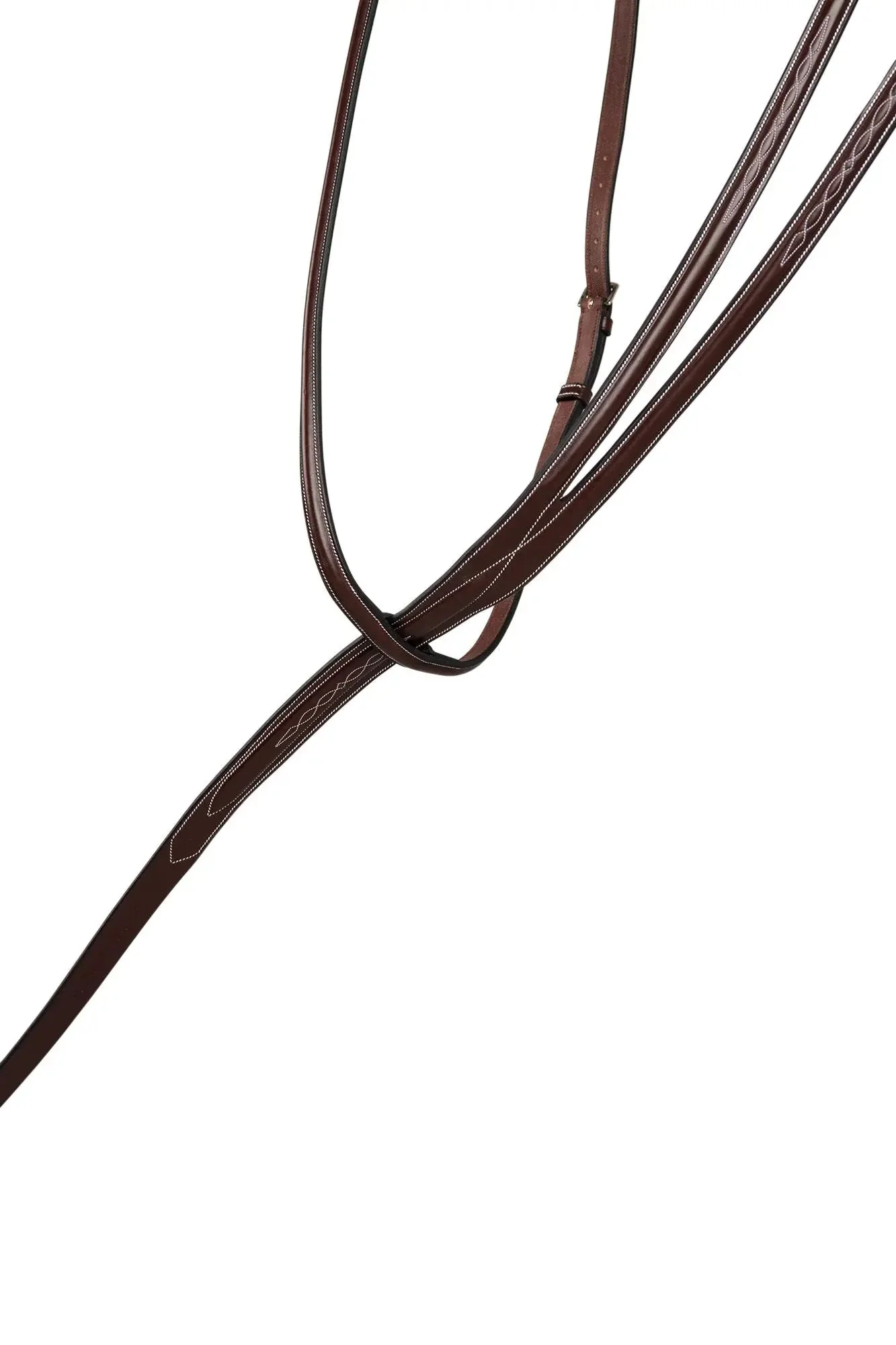 Huntley Equestrian Sedgwick Fancy Stitched Running Martingale, Full Size - Image 8