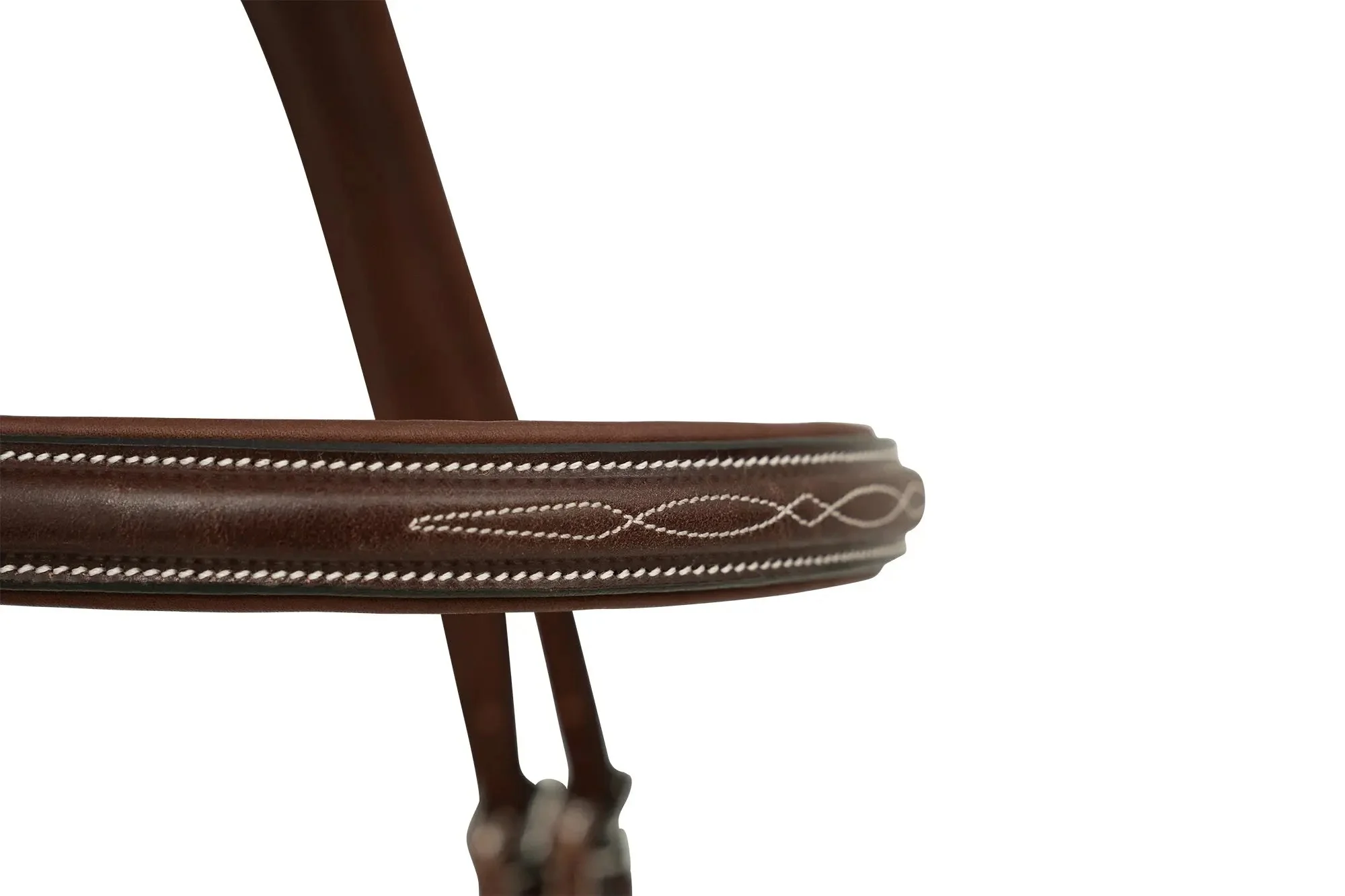 Huntley Equestrian Sedgwick Leather Padded Monocrown Figure 8 Bridle - Image 4