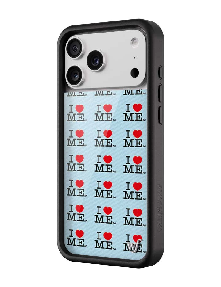 I Heart Me iPhone Case | Blue - Image 2
