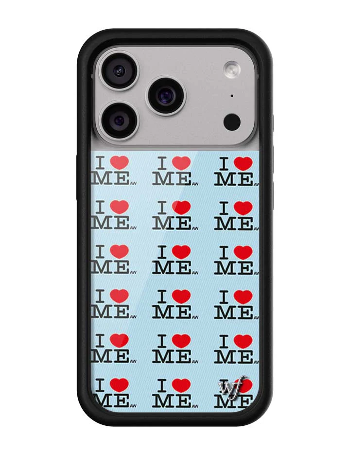 I Heart Me iPhone Case | Blue - Image 4
