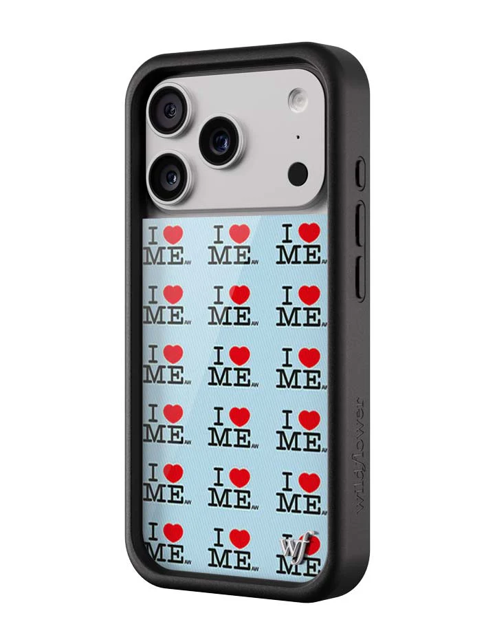 I Heart Me iPhone Case | Blue - Image 5