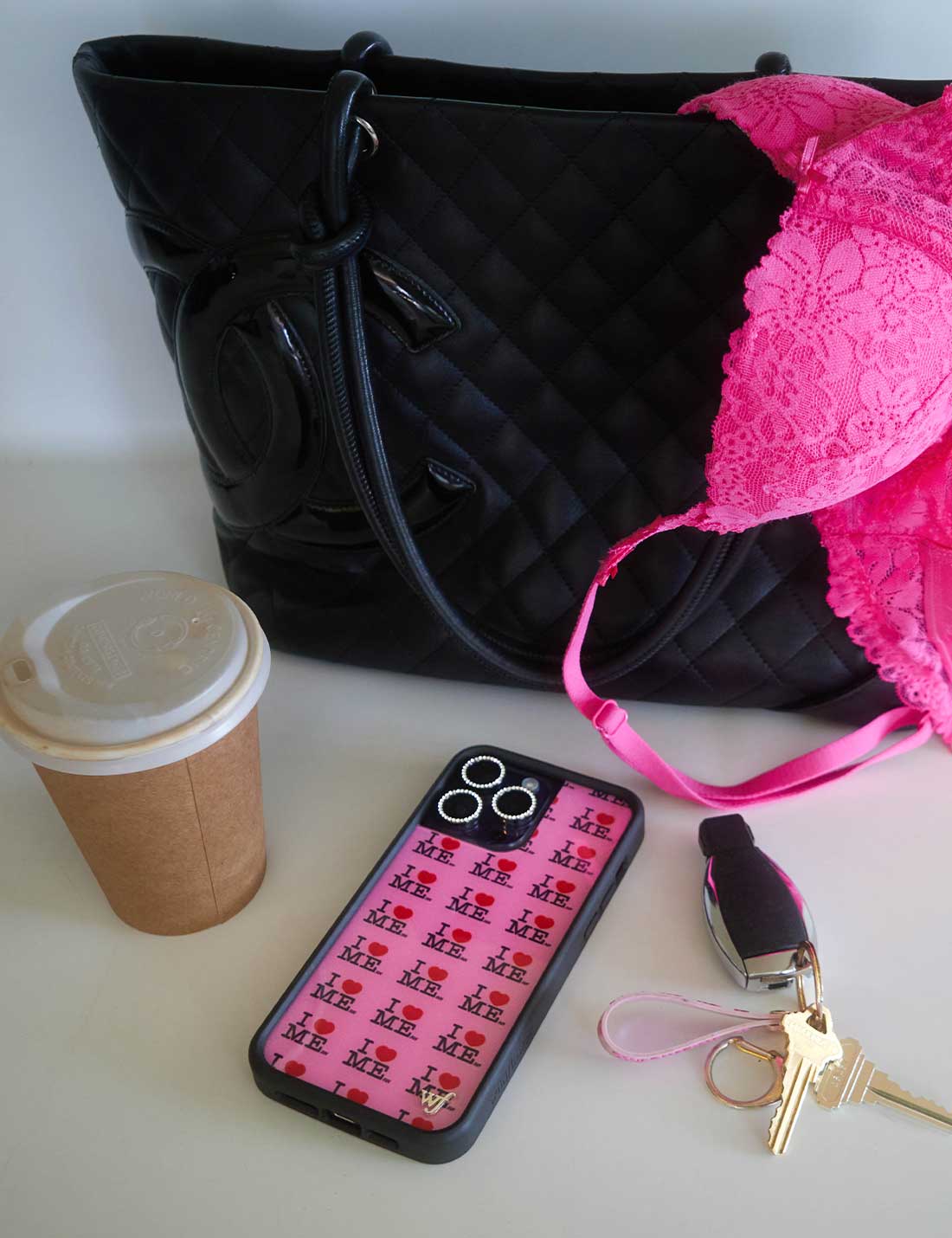 I Heart Me | Pink iPhone Case - Image 52