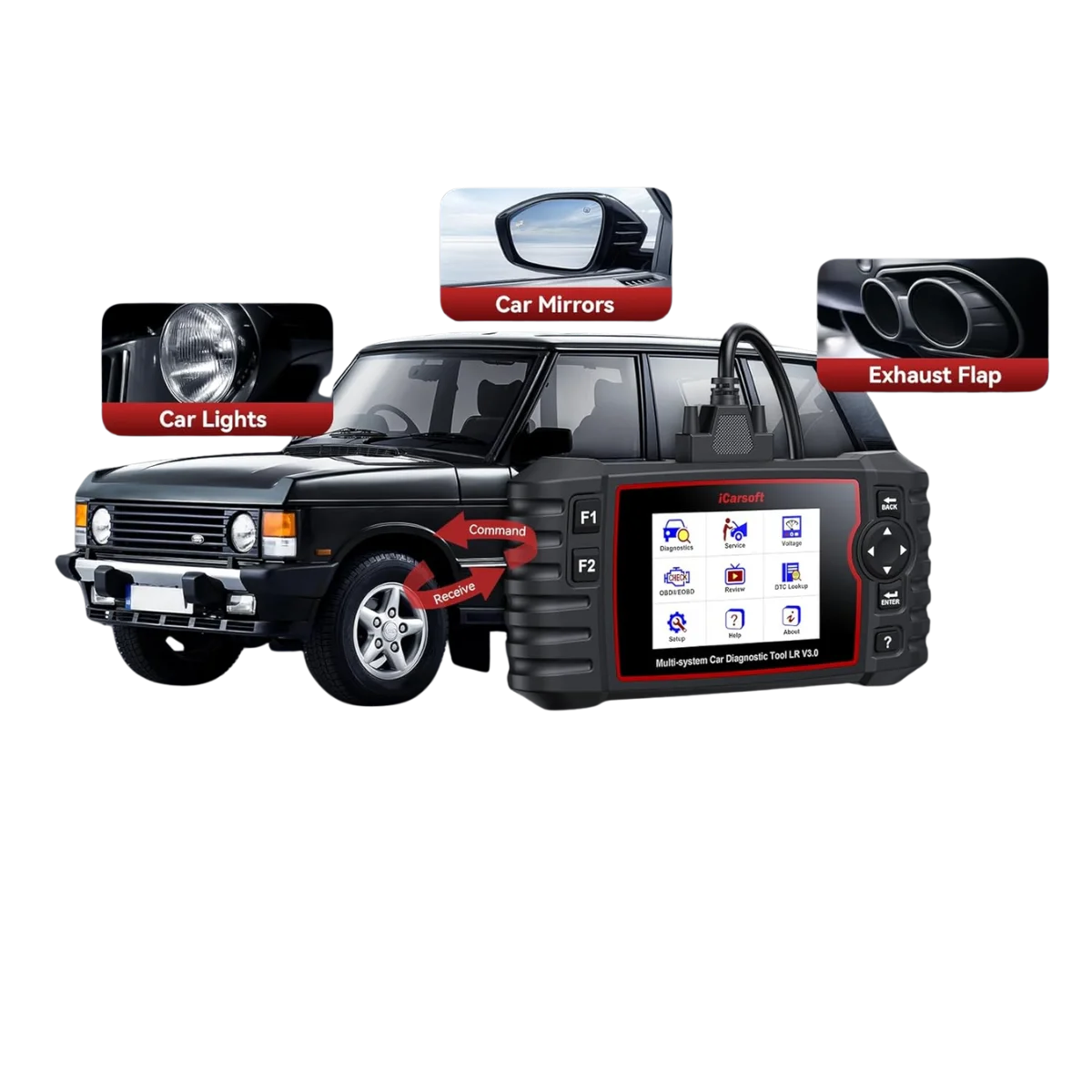 iCarsoft LR V3.0 OBD2 Scanner 2025 Ver Open Box - Image 2