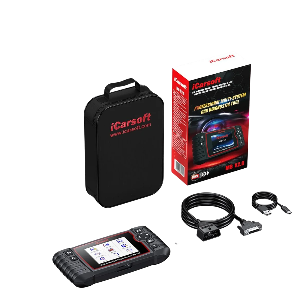 iCarsoft MB V2.0 Mercedes OBD2 Scanner Open Box - Image 3