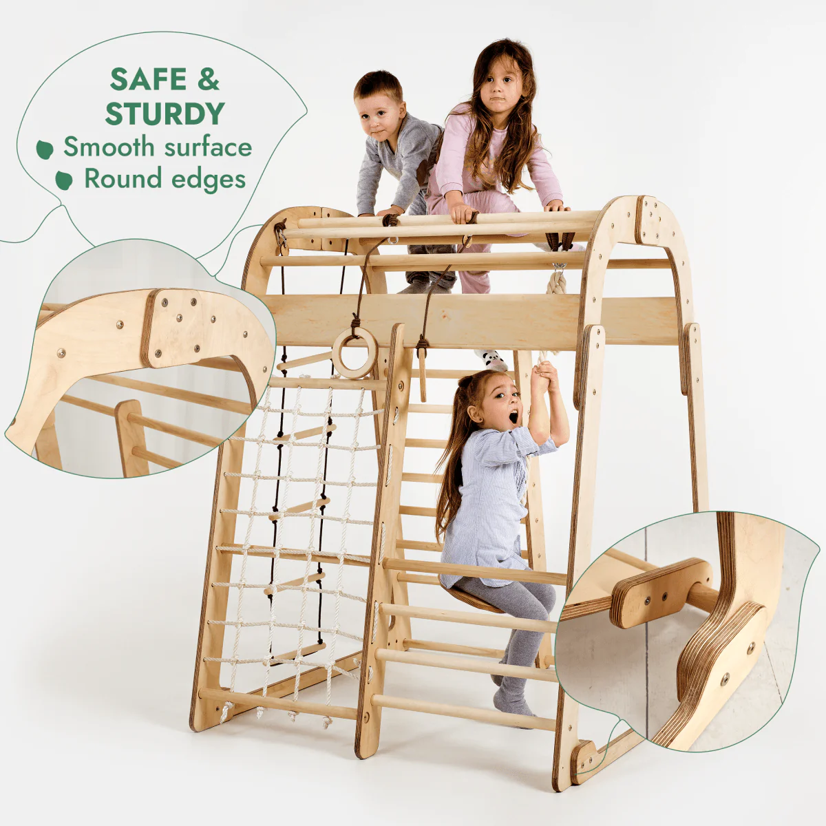 Indoor Playground for Children - 7in1 Playground + Swings Set + Slide Board + Art Set - Image 7