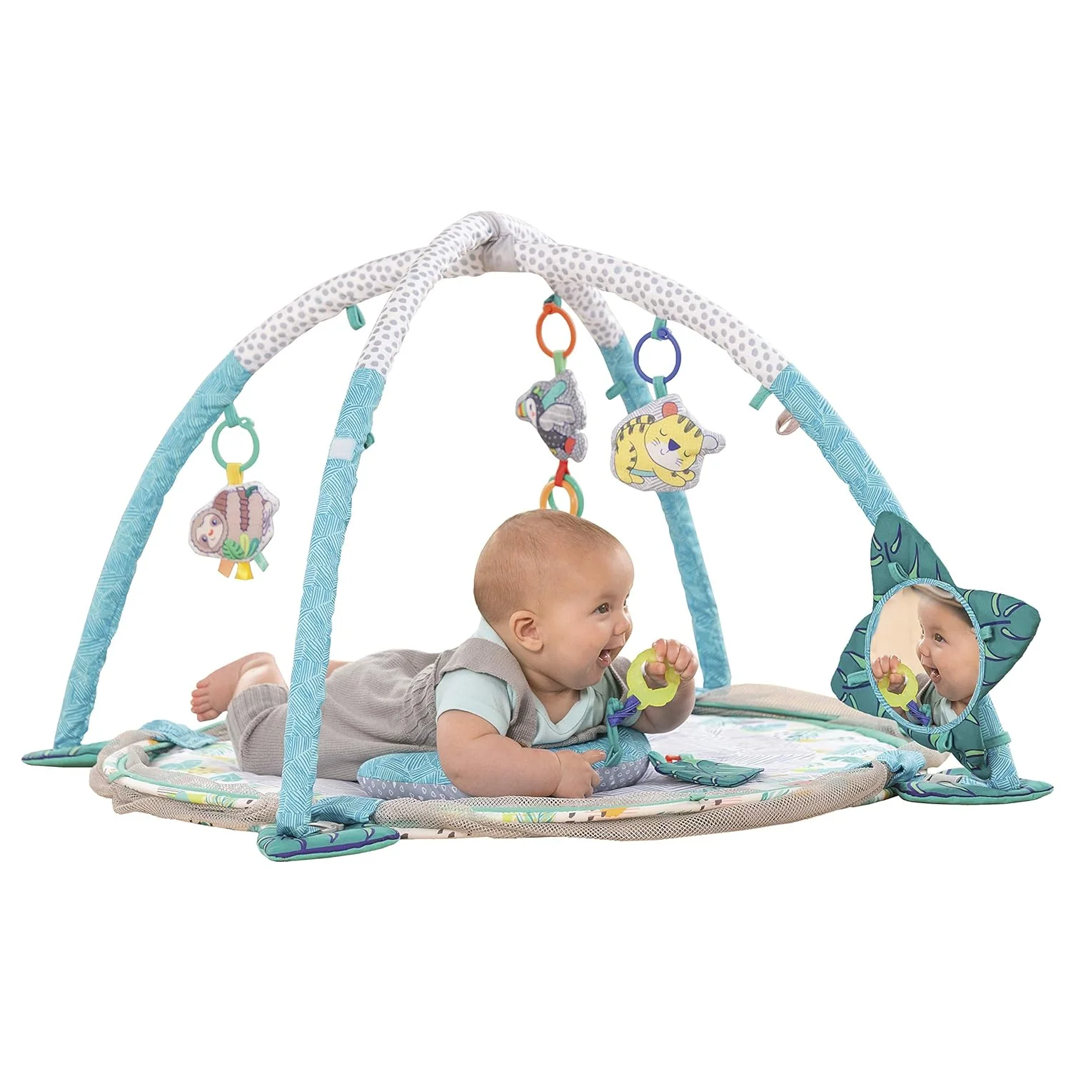 Infantino 4-in-1 Sloth Jumbo - Combination Baby Activity Gym and Ball Pit for Sensory Exploration and Motor Skill Development, for Newborns, Babies and Toddlers - Image 3