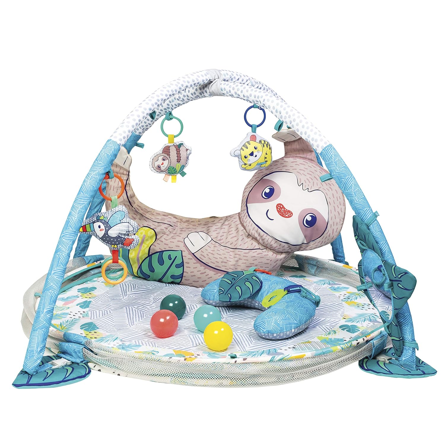 Infantino 4-in-1 Sloth Jumbo - Combination Baby Activity Gym and Ball Pit for Sensory Exploration and Motor Skill Development, for Newborns, Babies and Toddlers - Image 4