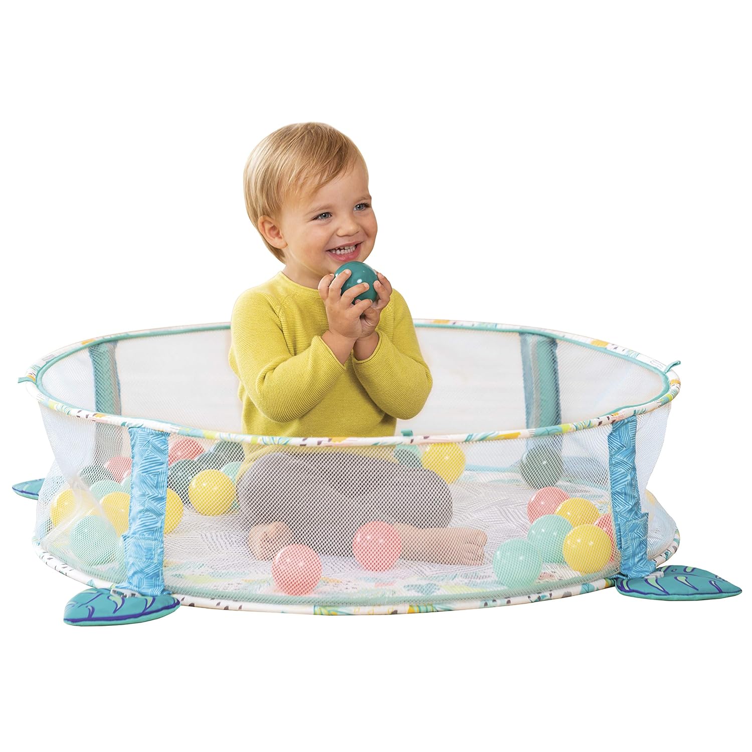 Infantino 4-in-1 Sloth Jumbo - Combination Baby Activity Gym and Ball Pit for Sensory Exploration and Motor Skill Development, for Newborns, Babies and Toddlers - Image 7