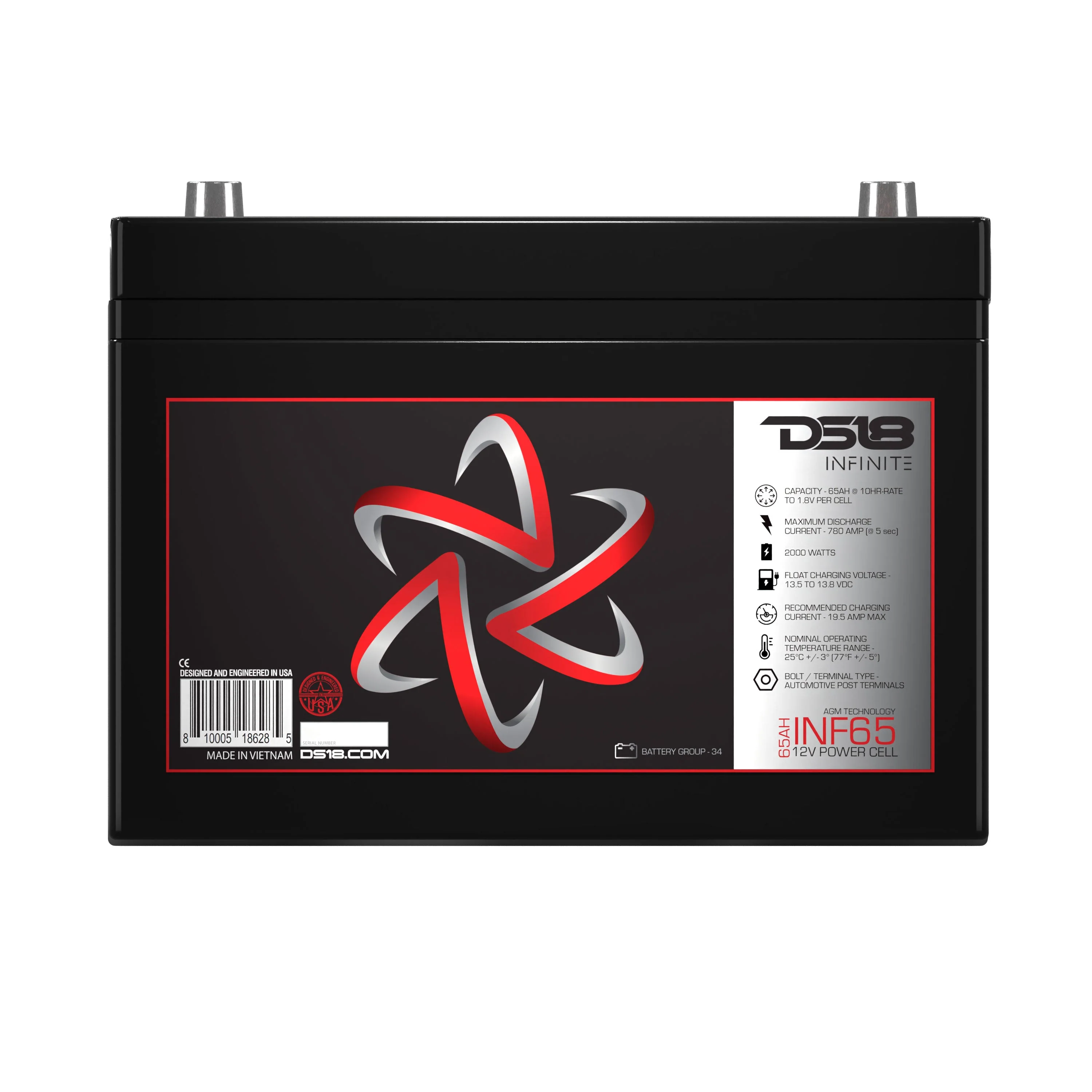 INFINITE 2000 Watts 65 AH AGM Power Cell - Image 4