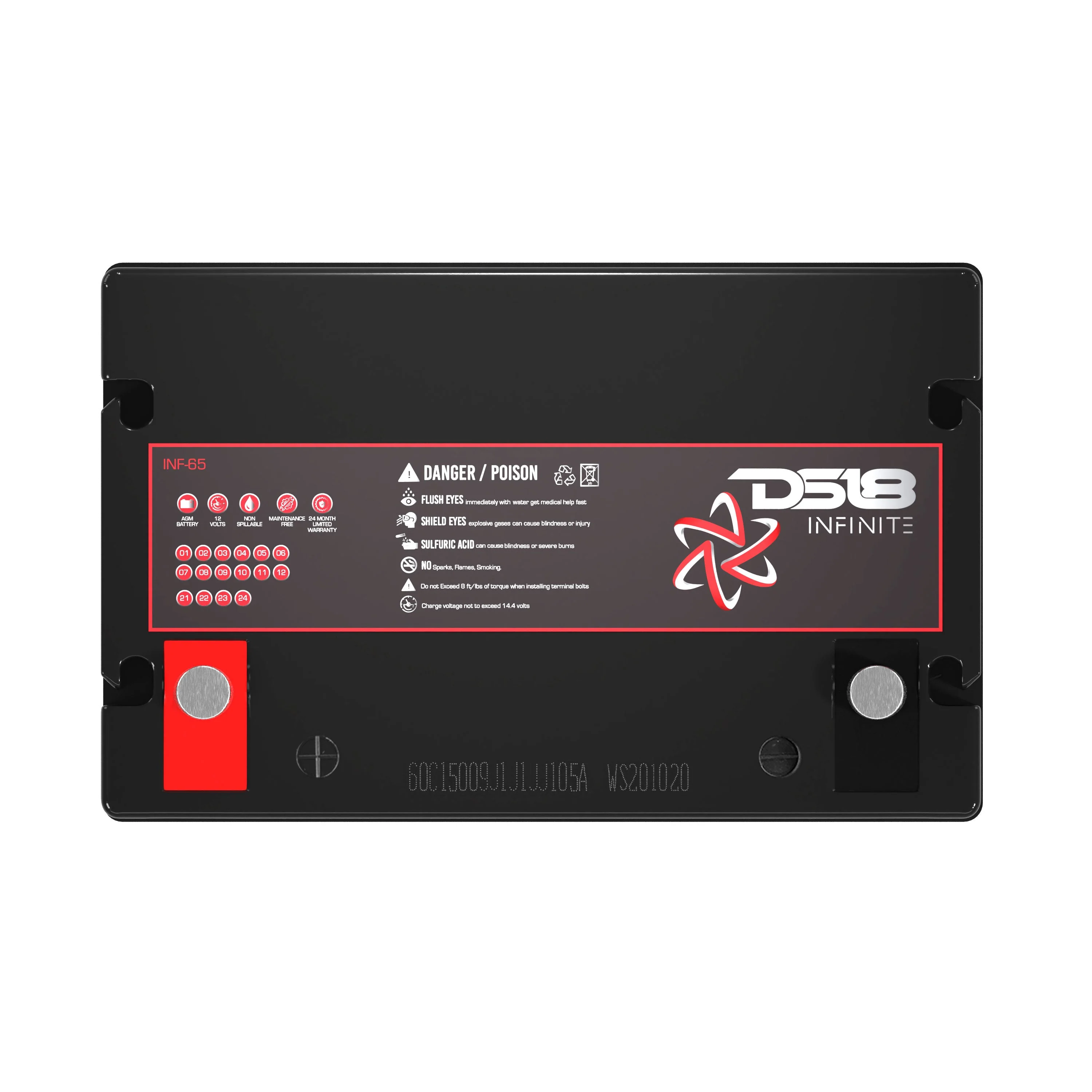 INFINITE 2000 Watts 65 AH AGM Power Cell - Image 5