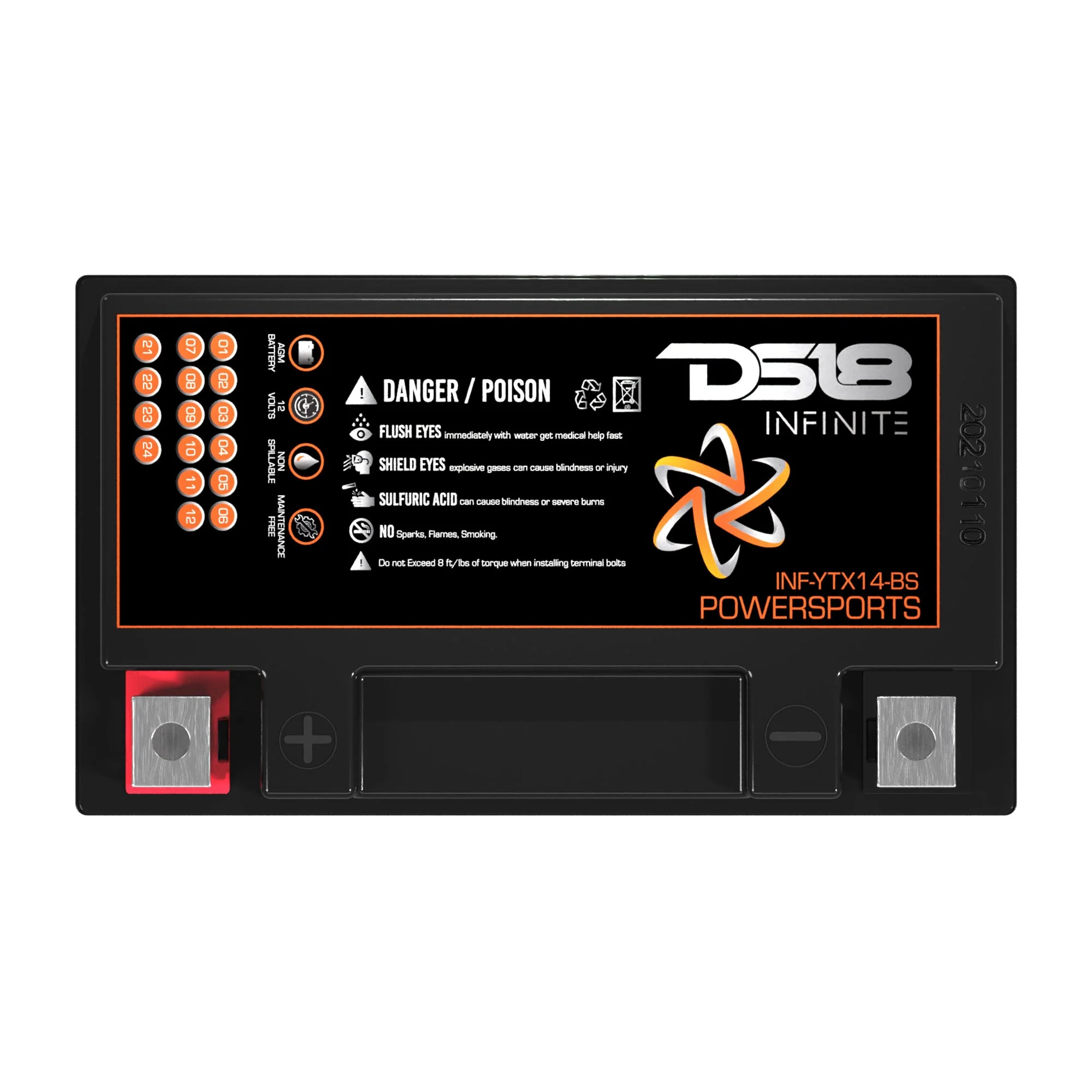 INFINITE 500 Watts 14 AH AGM Power Cell For Power Sports - Image 4