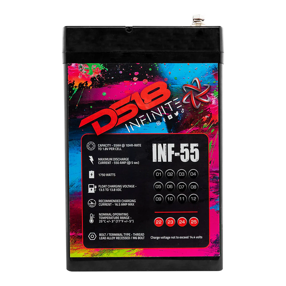 INFINITE 55 AH AGM Power Cell Battery - Image 5