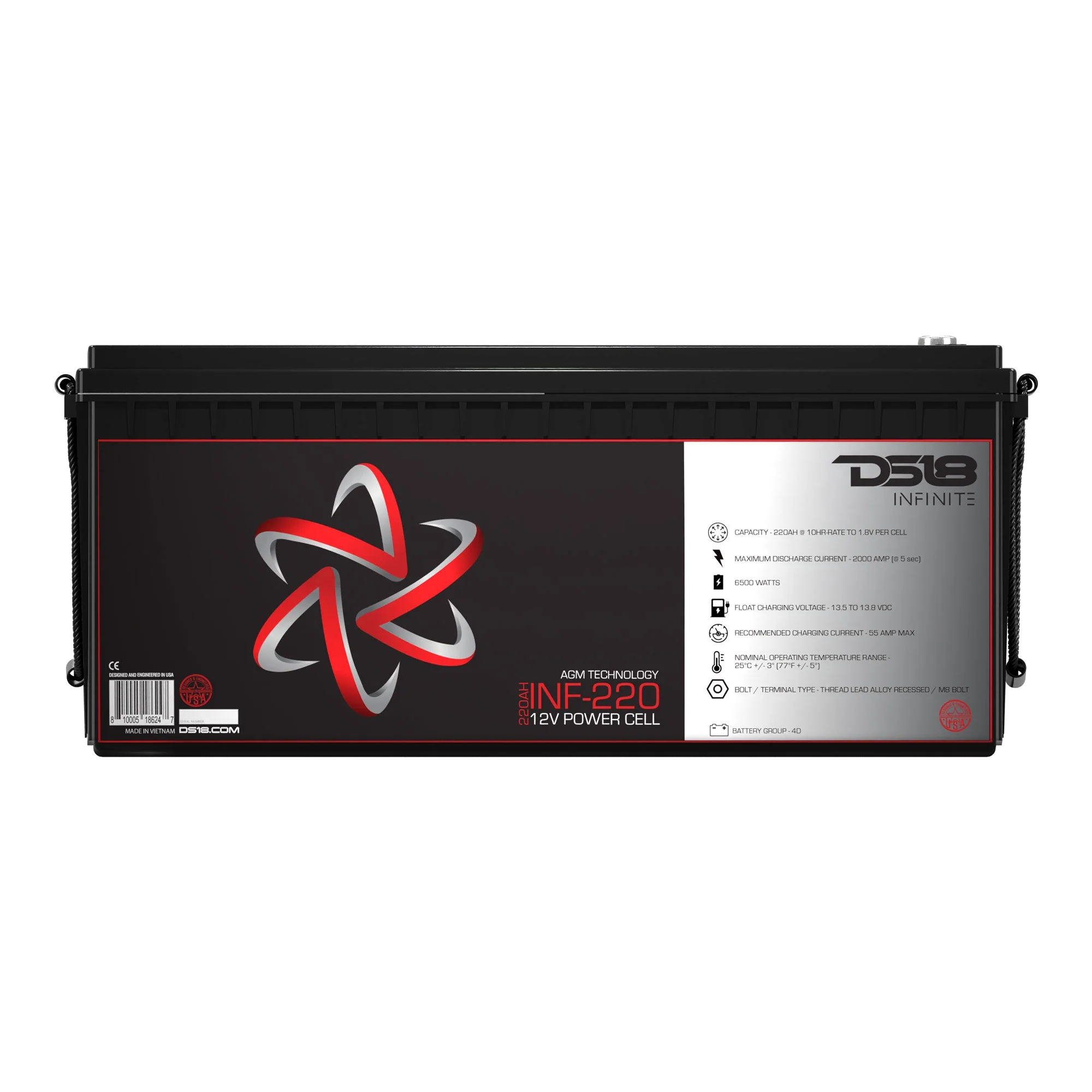 INFINITE 6500 Watts 220 AH AGM Power Cell - Image 4